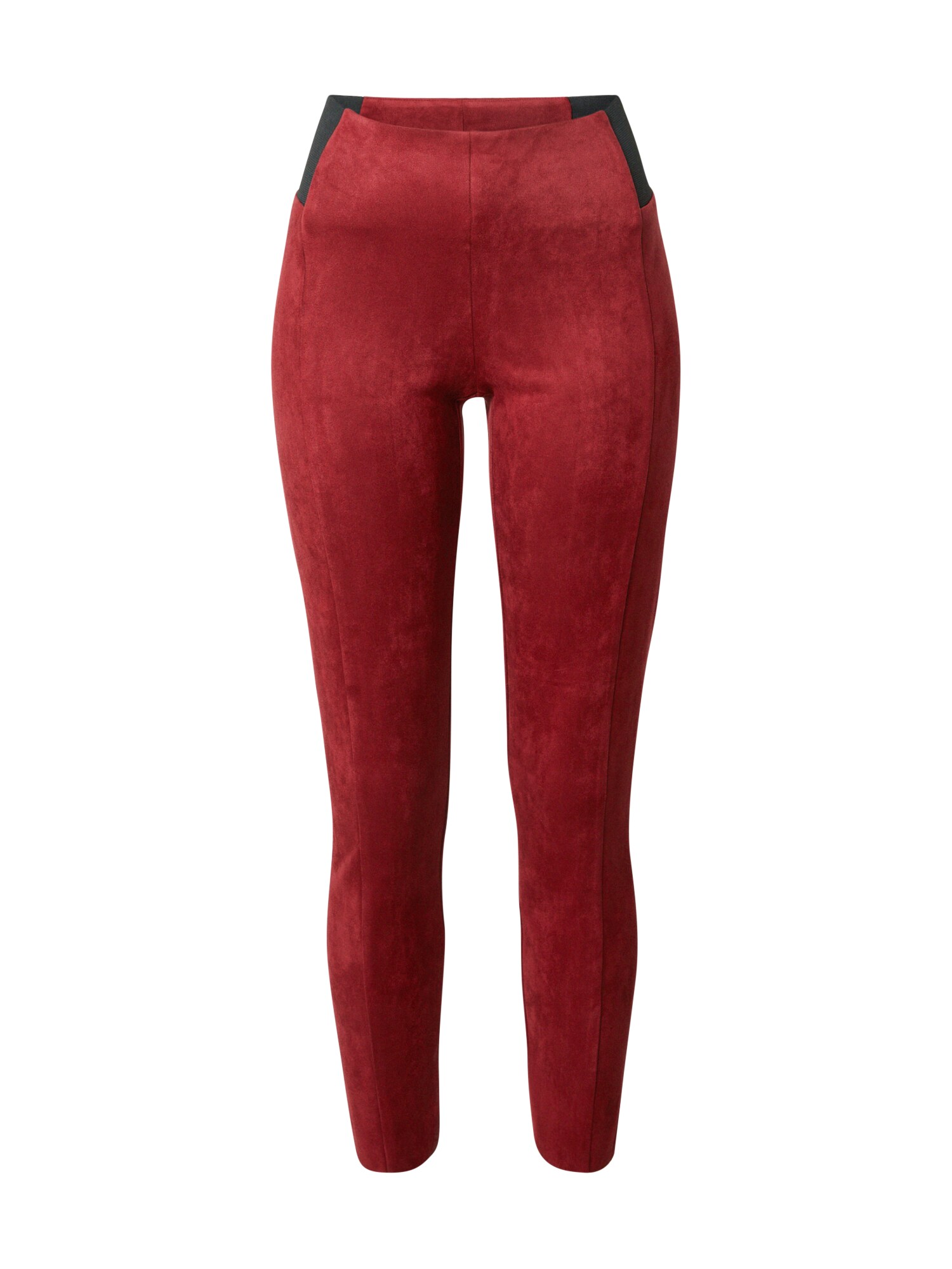 VERO MODA Tamprės 'CAVA'  vyšninė spalva / juoda