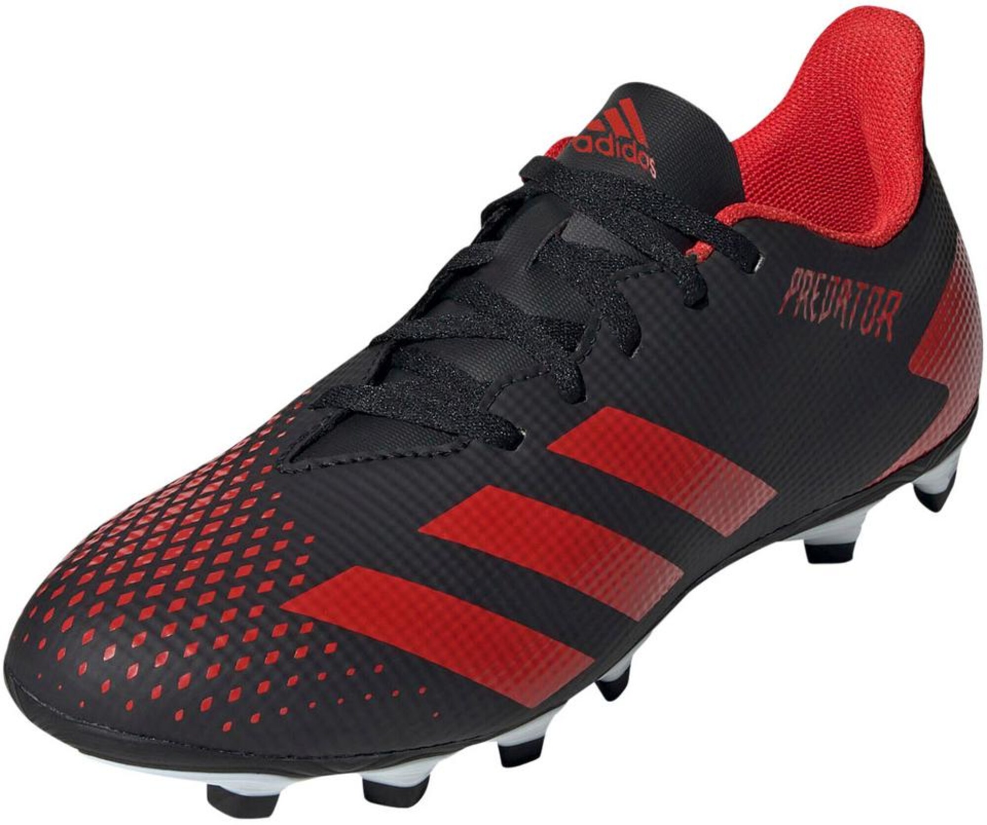 ADIDAS PERFORMANCE Futbolo bateliai 'Predator 20.4 FxG'  raudona / juoda