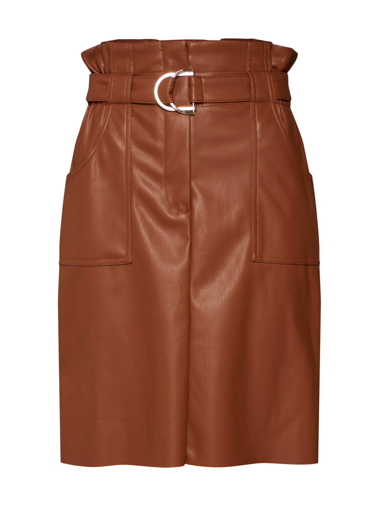 Vila Dames Rok Vitalina Hw Skirt Bruin vila kopen in de aanbieding