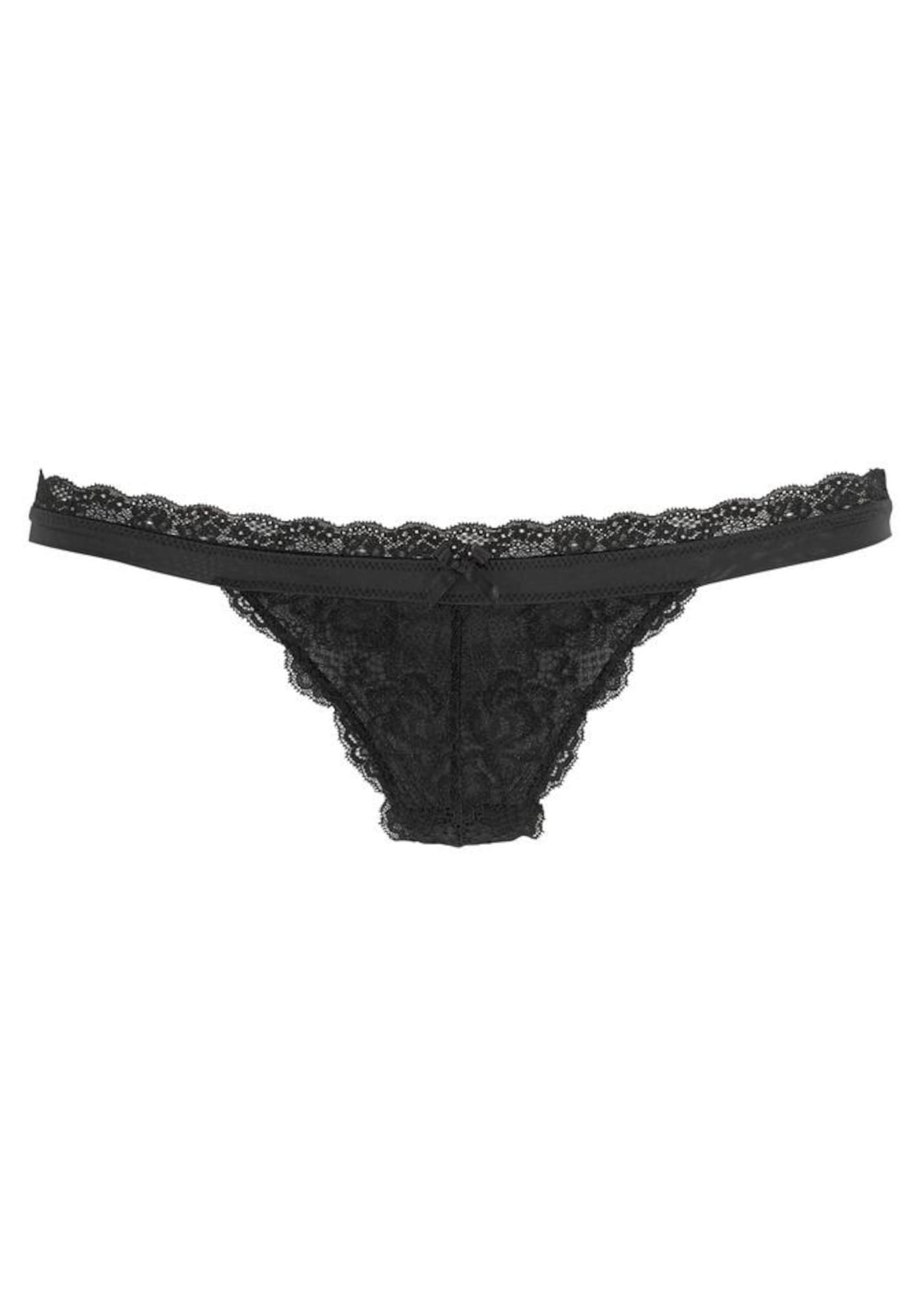 LASCANA Tanga  negru