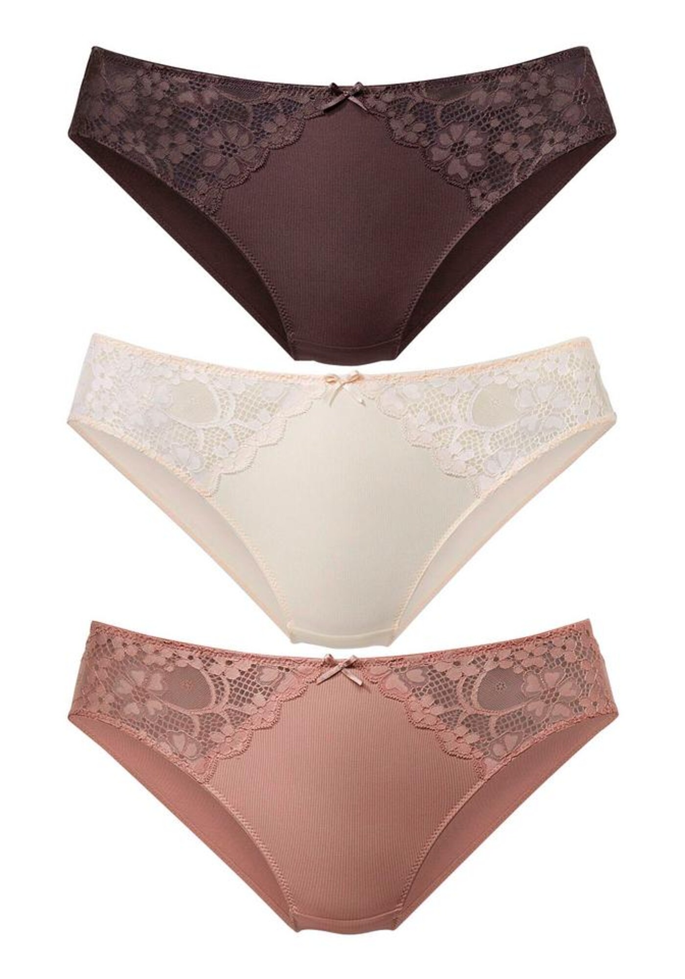 PETITE FLEUR Slip  testszínű / csokoládé / púder akciós termékkép 1