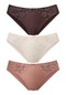 Nincs kiválasztva, PETITE FLEUR, Slip, bézs, barna & rózsaszín (Elfogyott)