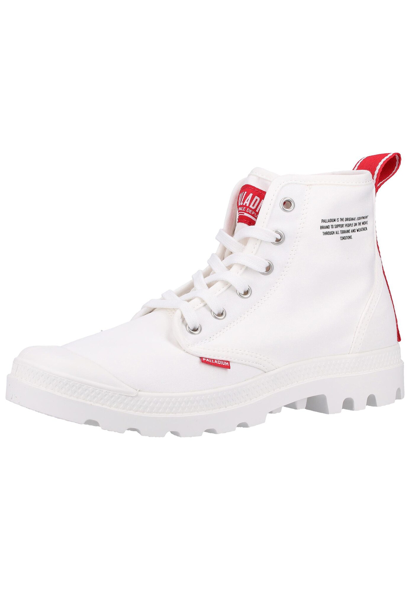 Palladium Heren Veterlaarzen Rood Wit palladium kopen in de aanbieding