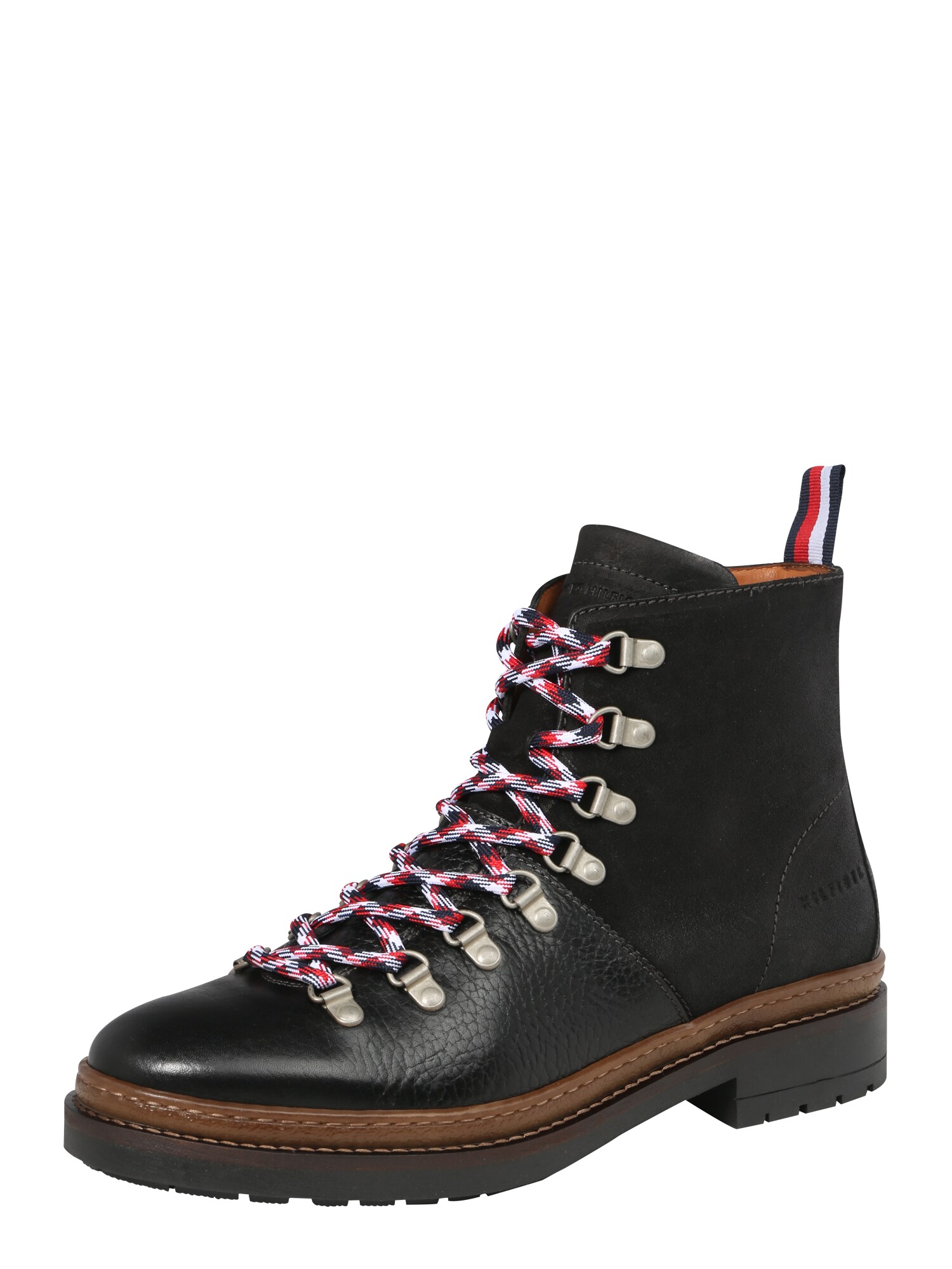 Tommy Hilfiger Heren Veterboots Zwart tommy hilfiger kopen in de aanbieding
