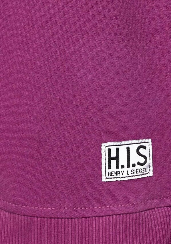 H.I.S, Tréning póló, lila, 3 kép a 3 közül