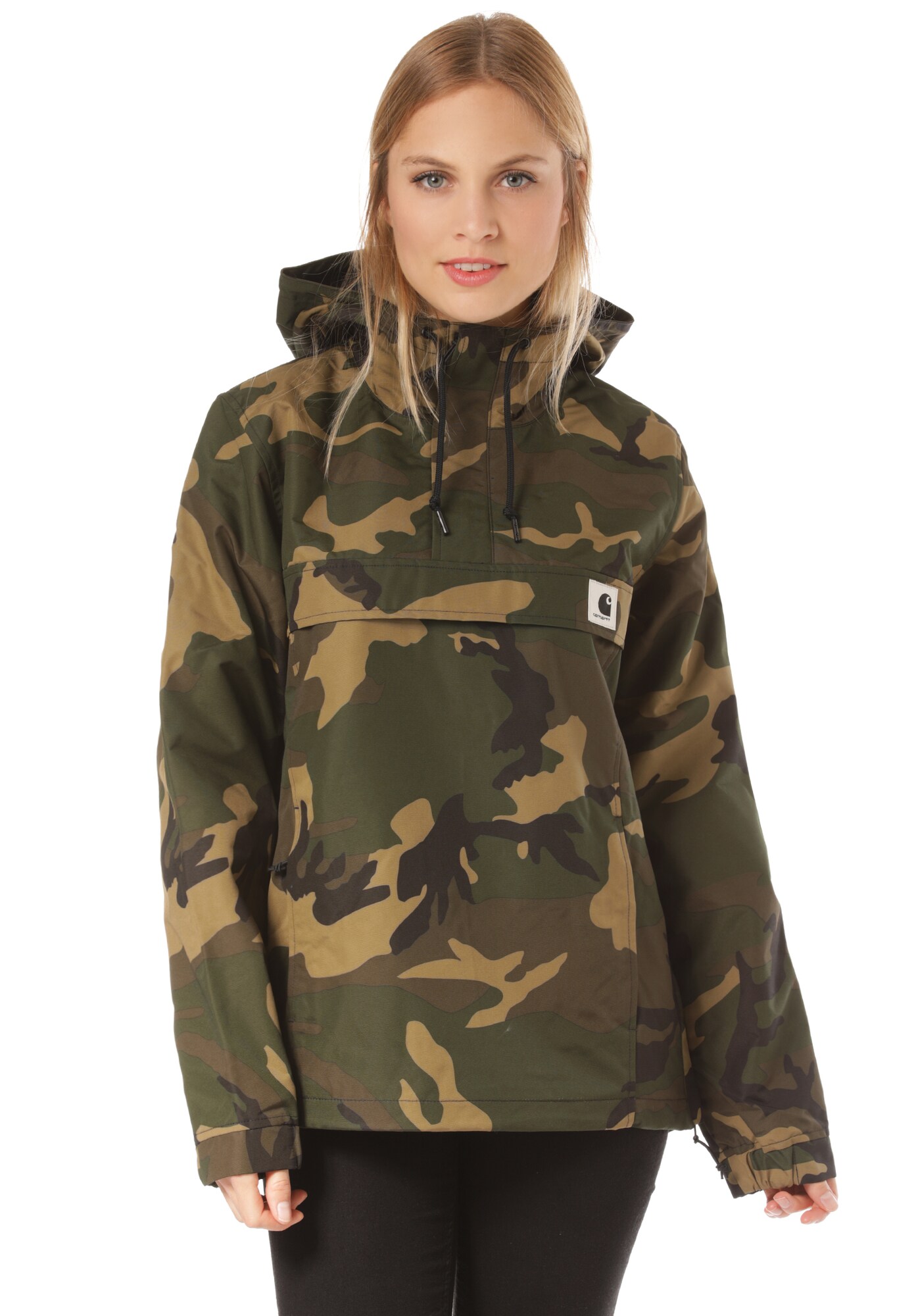 Carhartt Wip Dames Tussenjas Bruin Donkergroen carhartt wip kopen in de aanbieding