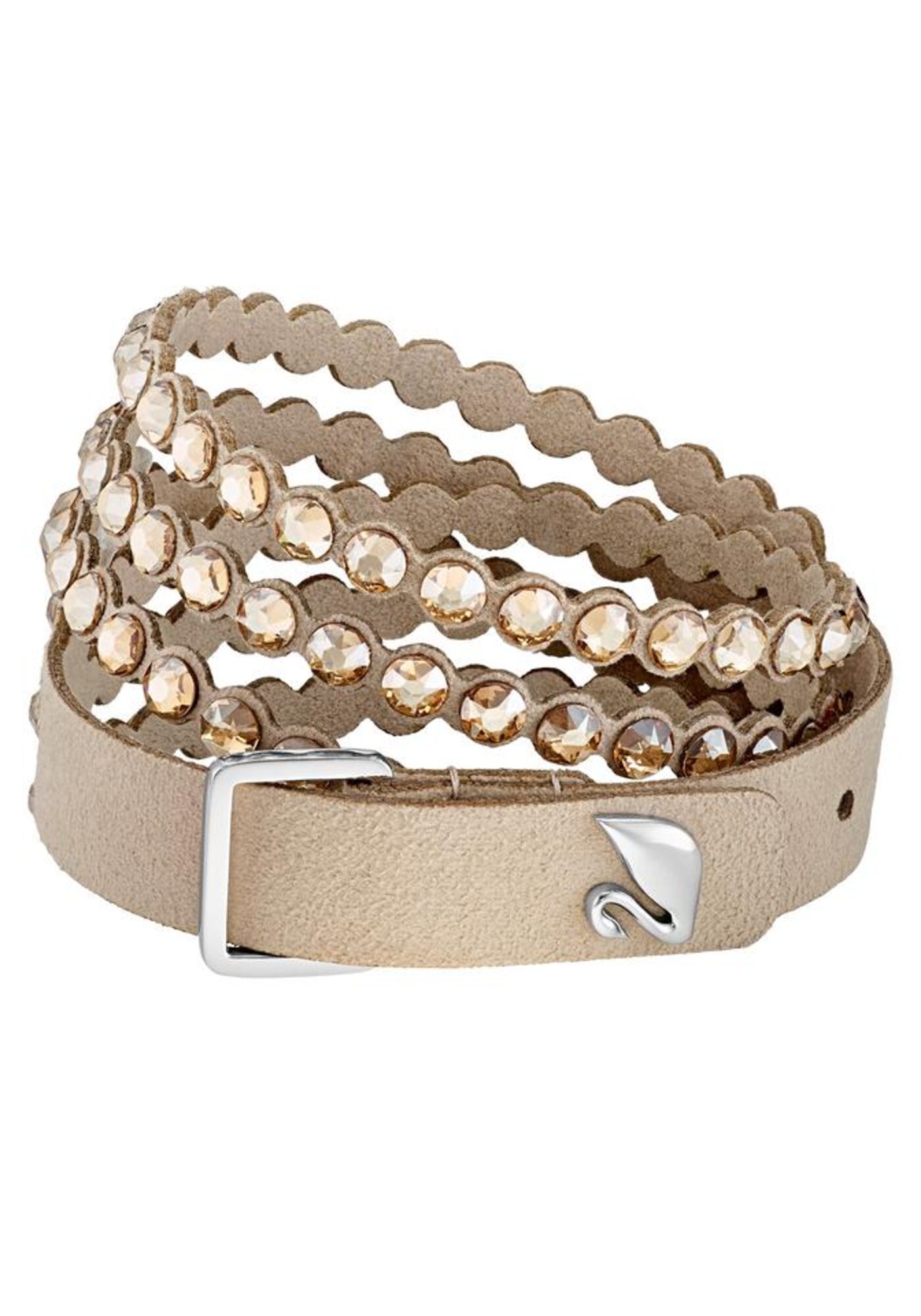 Swarovski Apyrankė  smėlio / auksas