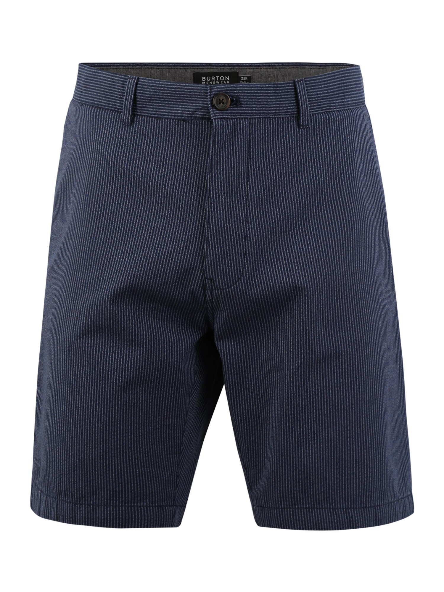 BURTON MENSWEAR LONDON (Big & Tall) Kelnės 'B&T Fine Stripe'  tamsiai mėlyna