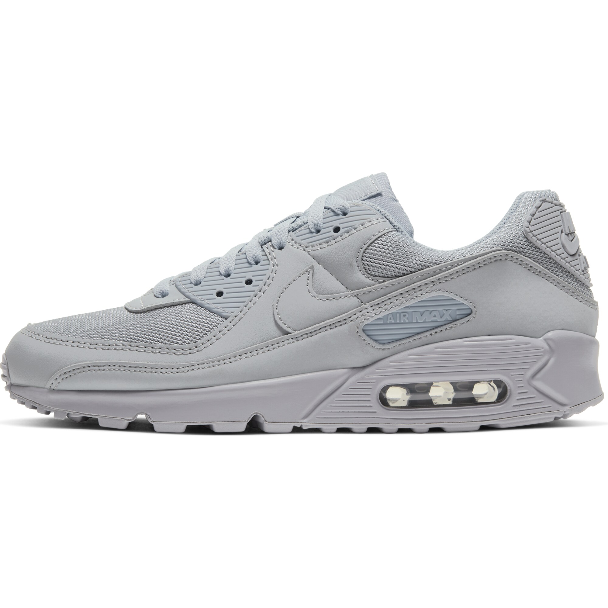 Nike Sportswear Sportbačiai be auliuko 'Air Max 90'  pilka