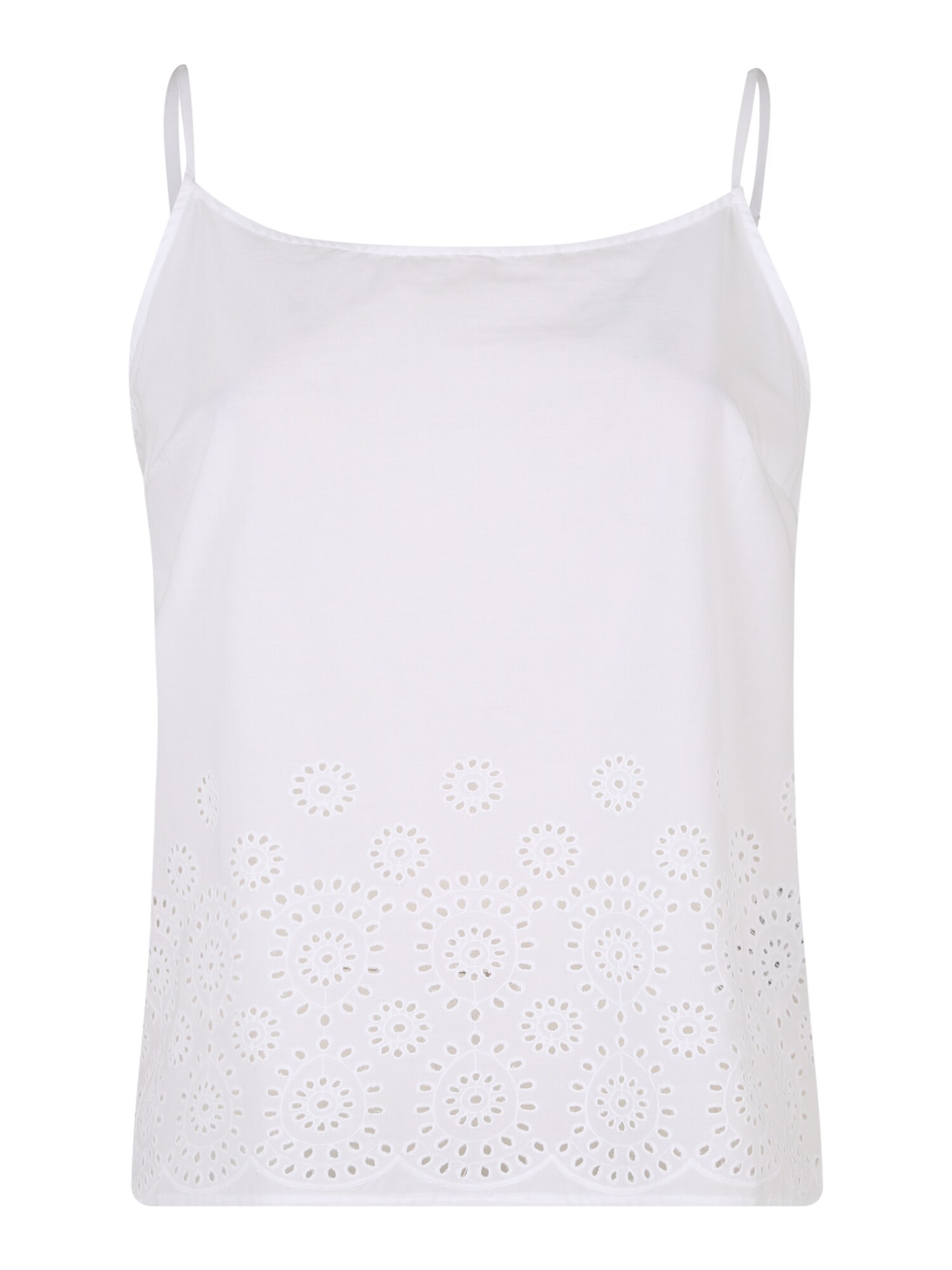 Vero Moda Curve Palaidinė be rankovių 'VMHALO SINGLET TOP WVN GA CURVE'  balta
