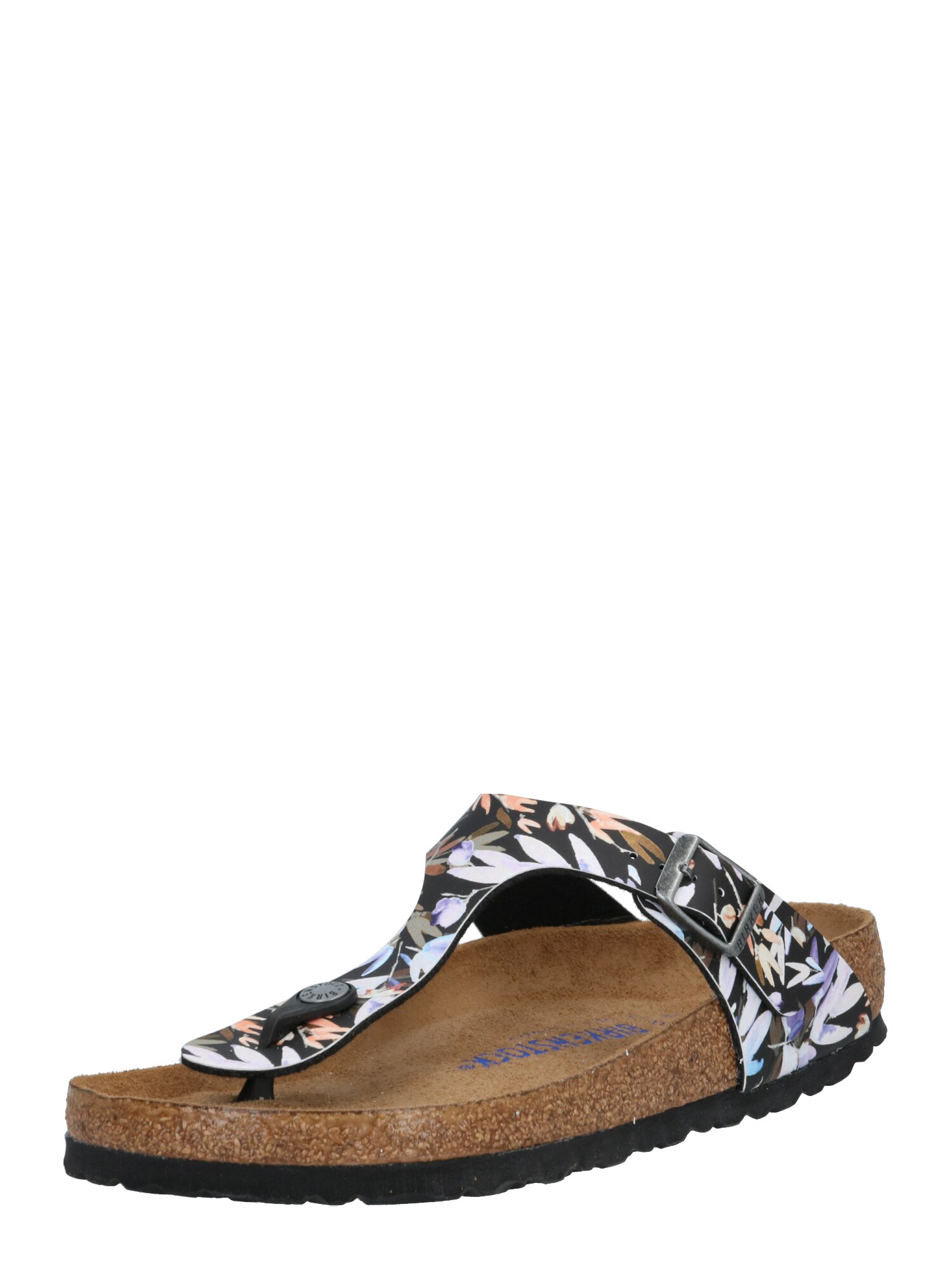 BIRKENSTOCK Šlepetės per pirštą 'Gizeh'  mišrios spalvos / juoda