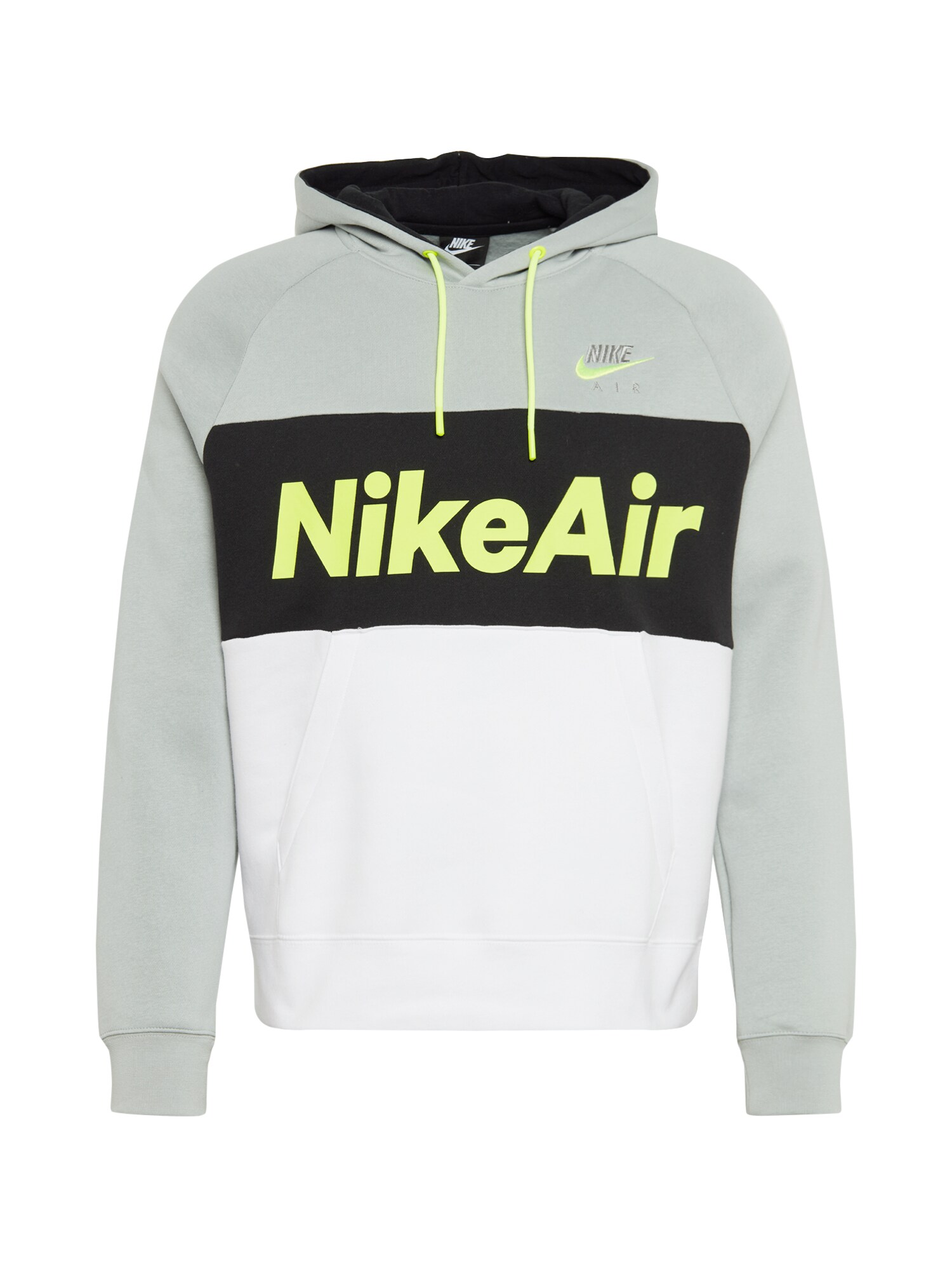 Nike Sportswear Hoodie ''''AIR'''' weiß / schwarz / grau