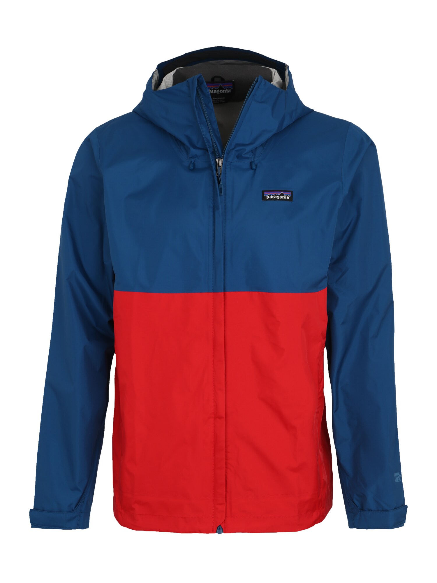 Patagonia Heren Outdoorjas Torrentshell Donkerblauw Rood patagonia kopen in de aanbieding
