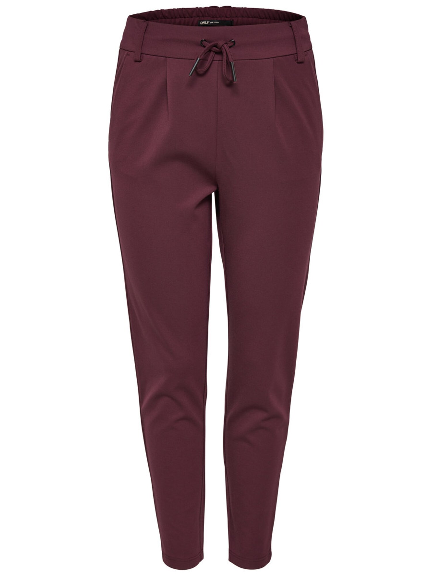 ONLY Pantaloni cutați Poptrash  roșu vin