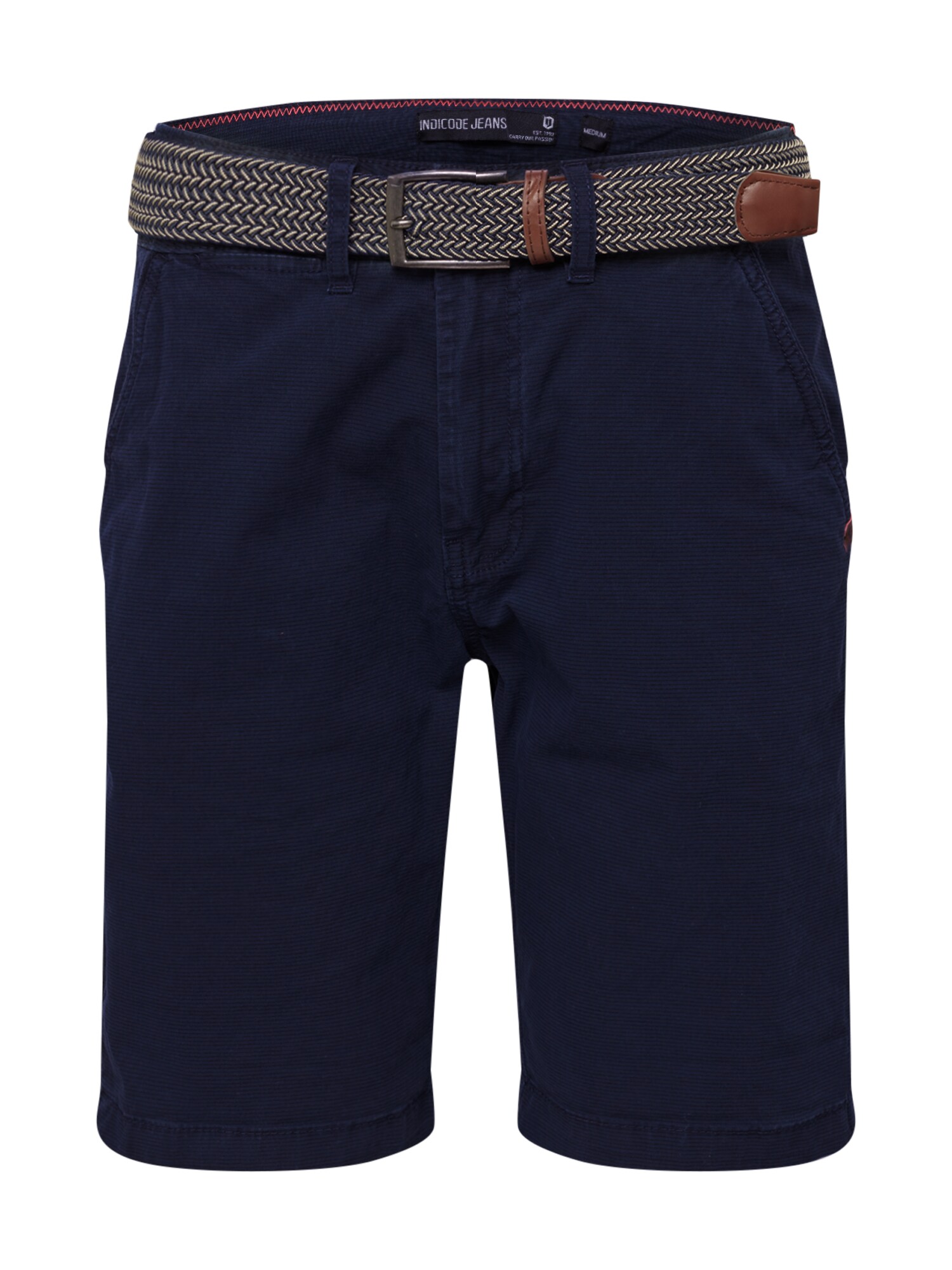 INDICODE JEANS Chino stiliaus kelnės 'Caedmon'  tamsiai mėlyna