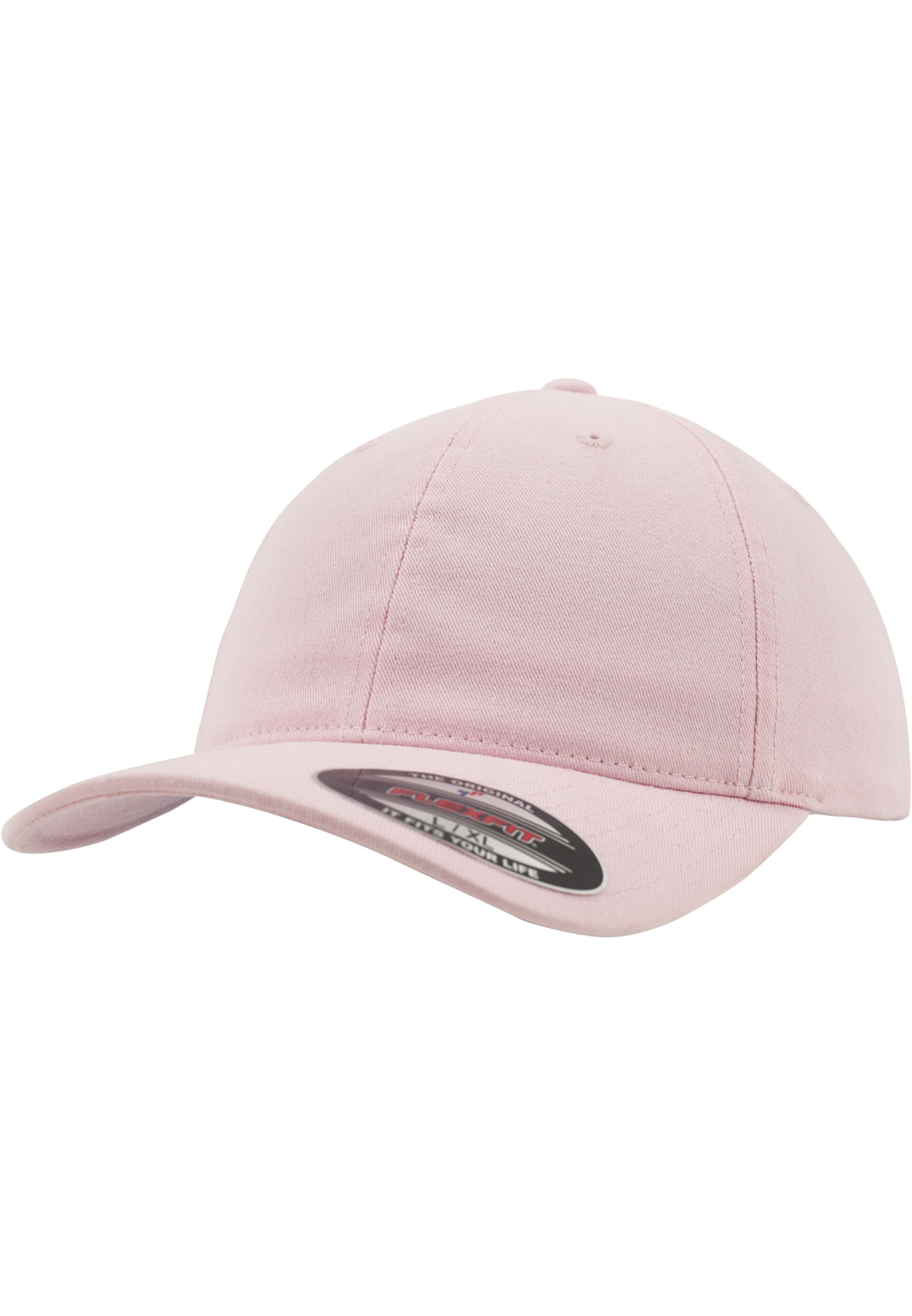 Flexfit Keps Washed Cotton Dad Cap Black Stretch Fit herr – bild 2