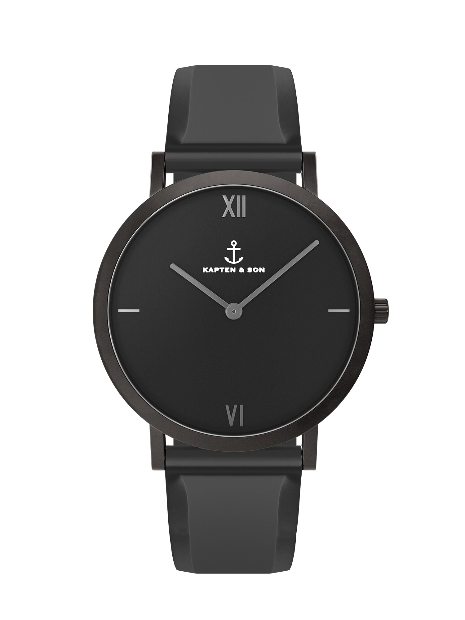 Kapten Son Dames Analoog Horloge Pure Nox Zwart kapten son kopen in de aanbieding