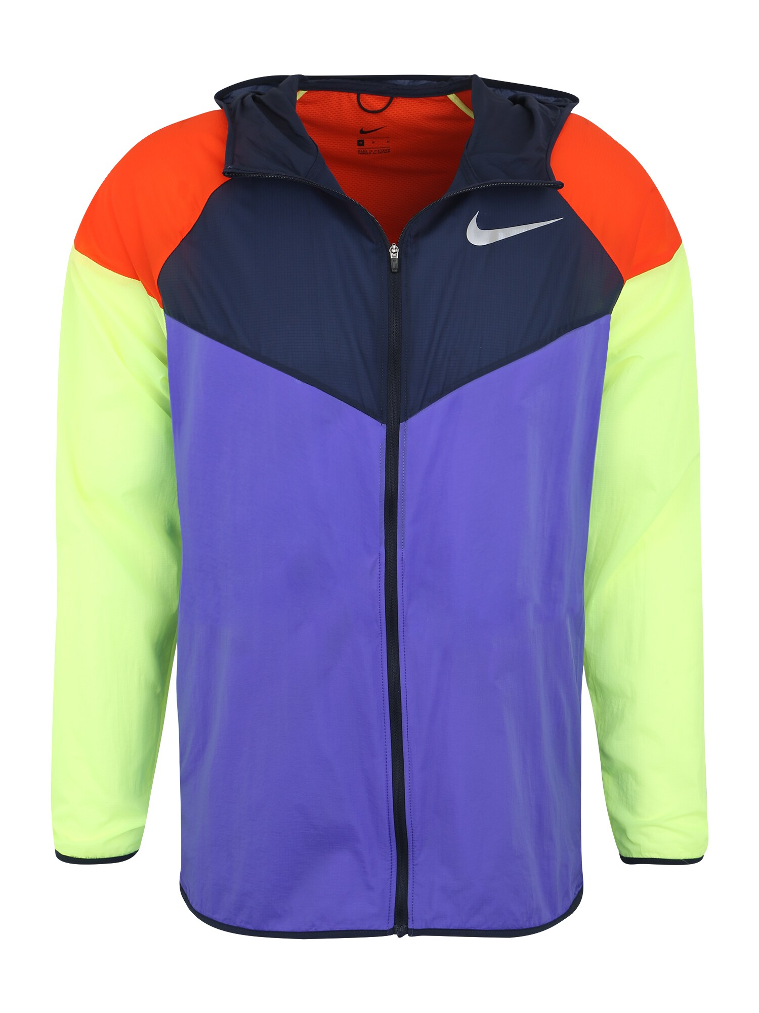 Nike Heren Sportjas M Nk Windrunner Limoen Lila Zwart nike kopen in de aanbieding