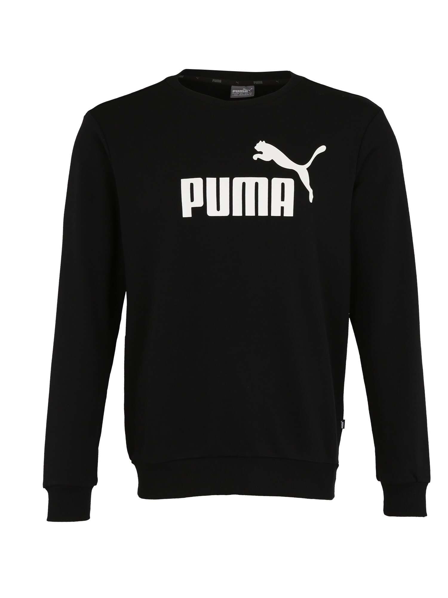 Puma Heren Sportsweatshirt Ess Zwart Wit puma kopen in de aanbieding