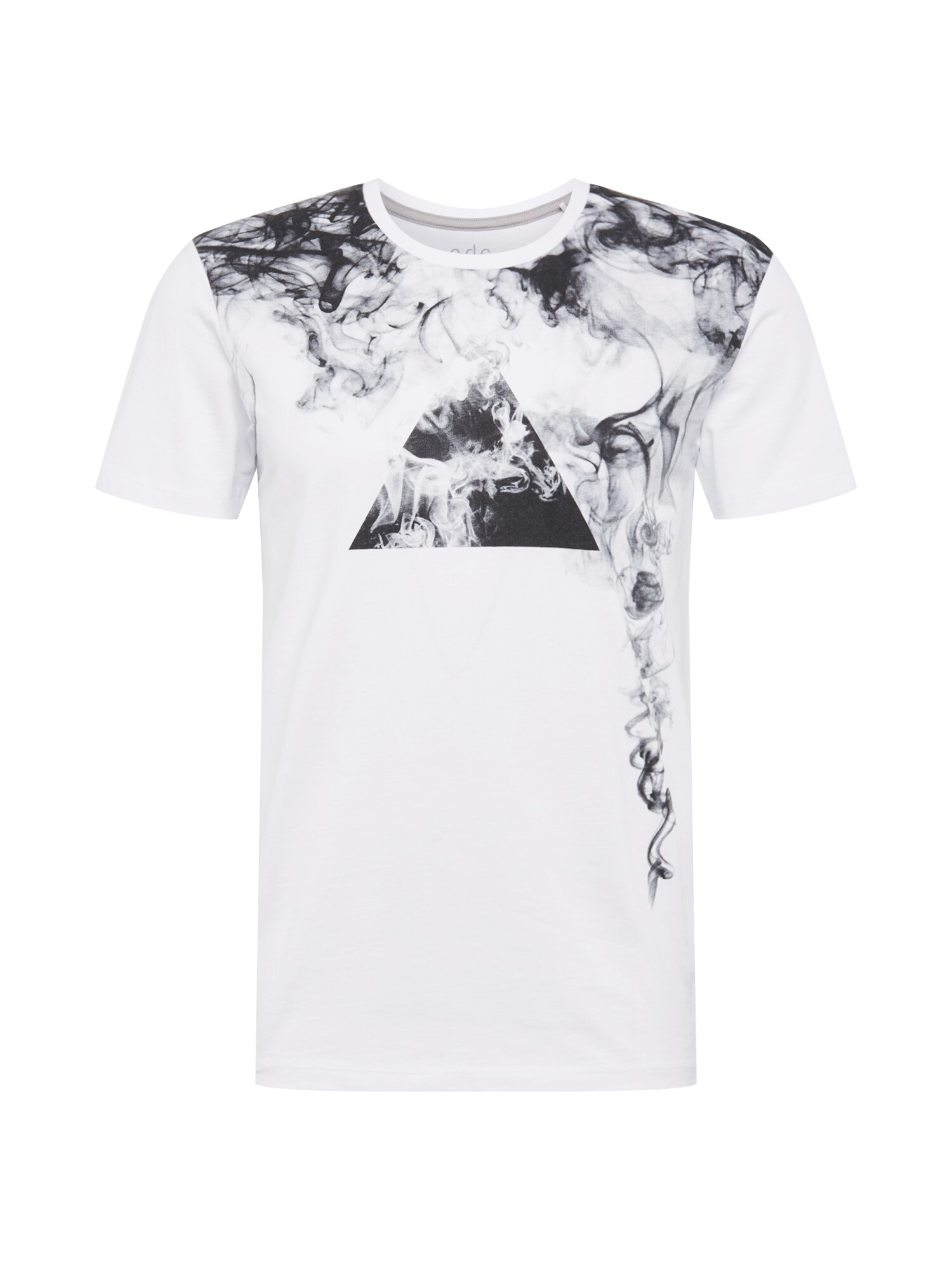 Edc By Esprit Heren Shirt Otb Smoke Print Zwart Wit edc by esprit kopen in de aanbieding