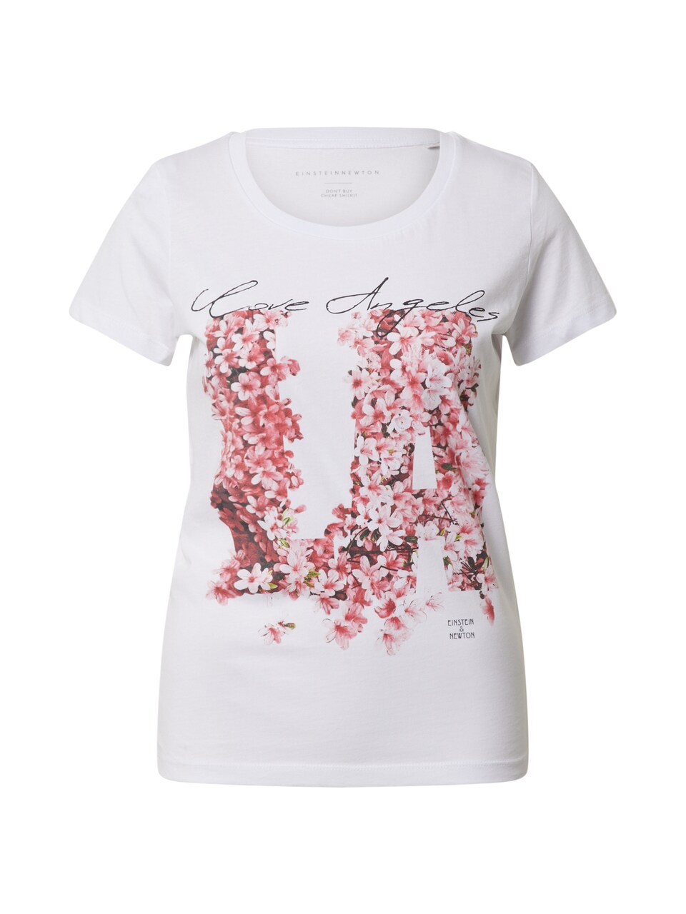 T-shirt rosa / svart