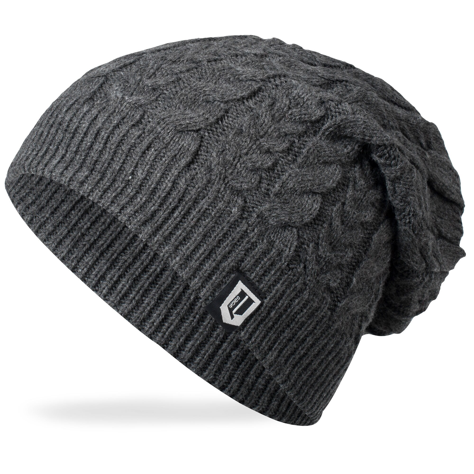 Indicode Jeans Heren Muts Forli Hoddie Grijs Gemeleerd indicode jeans kopen in de aanbieding