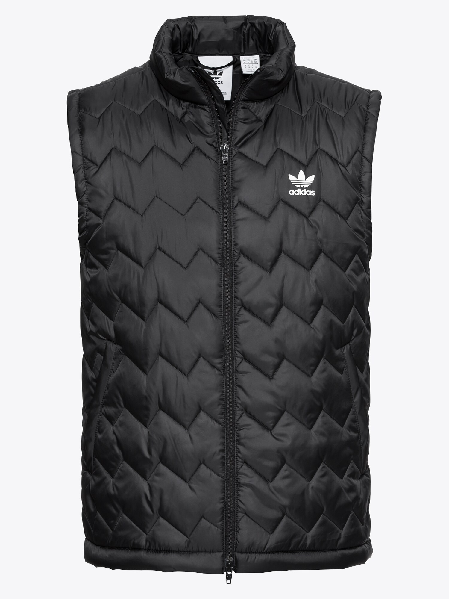 Adidas Originals Heren Bodywarmer Sst Puffy Zwart Wit adidas originals kopen in de aanbieding