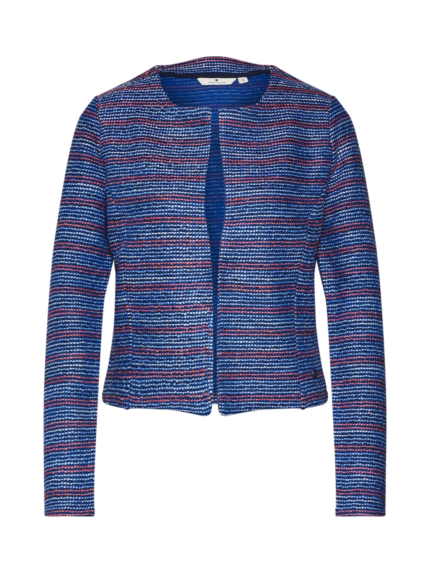 TOM TAILOR Blazer švarkas  raudona / mėlyna