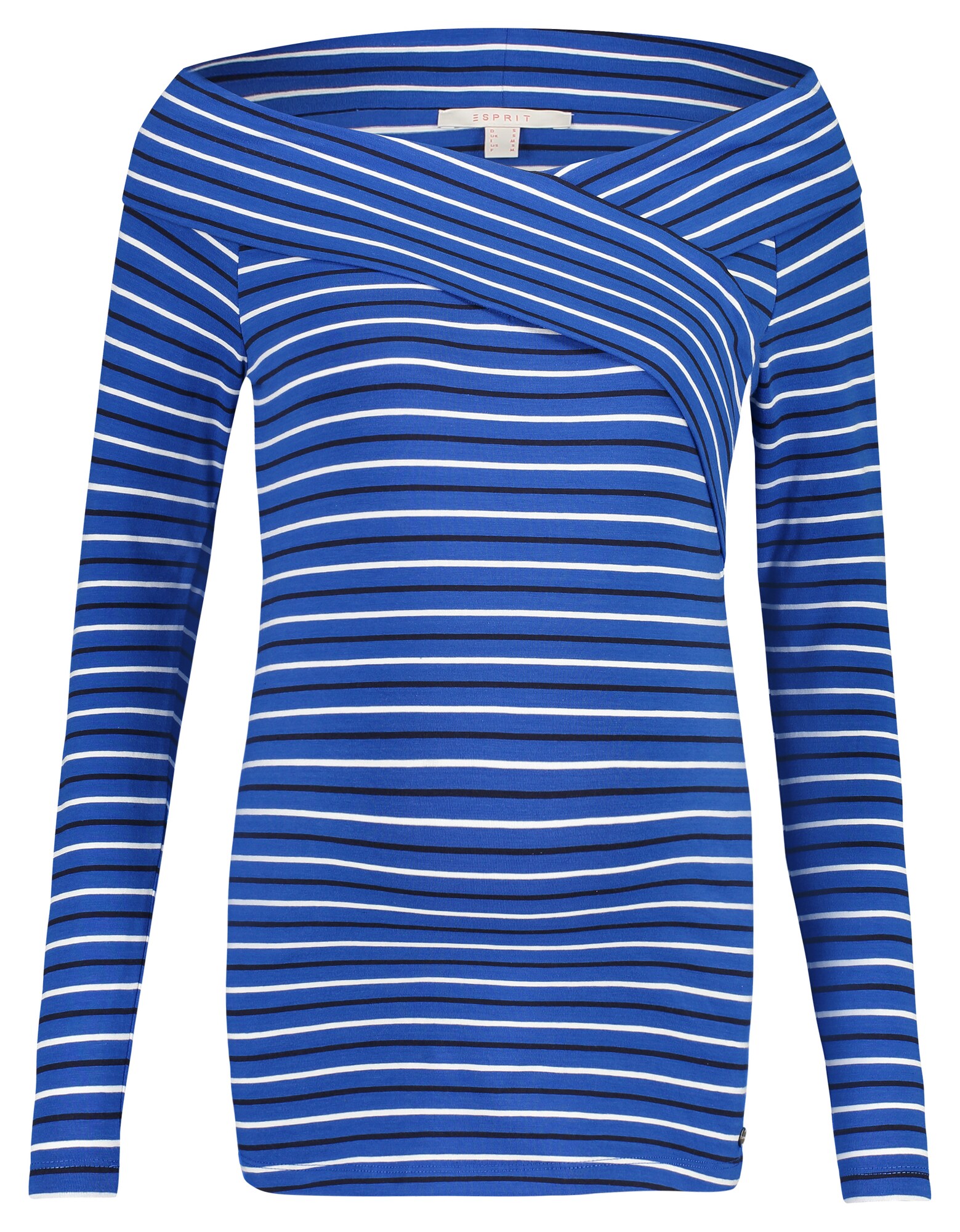 Esprit Maternity Dames Shirt Blauw Zwart Wit esprit maternity kopen in de aanbieding