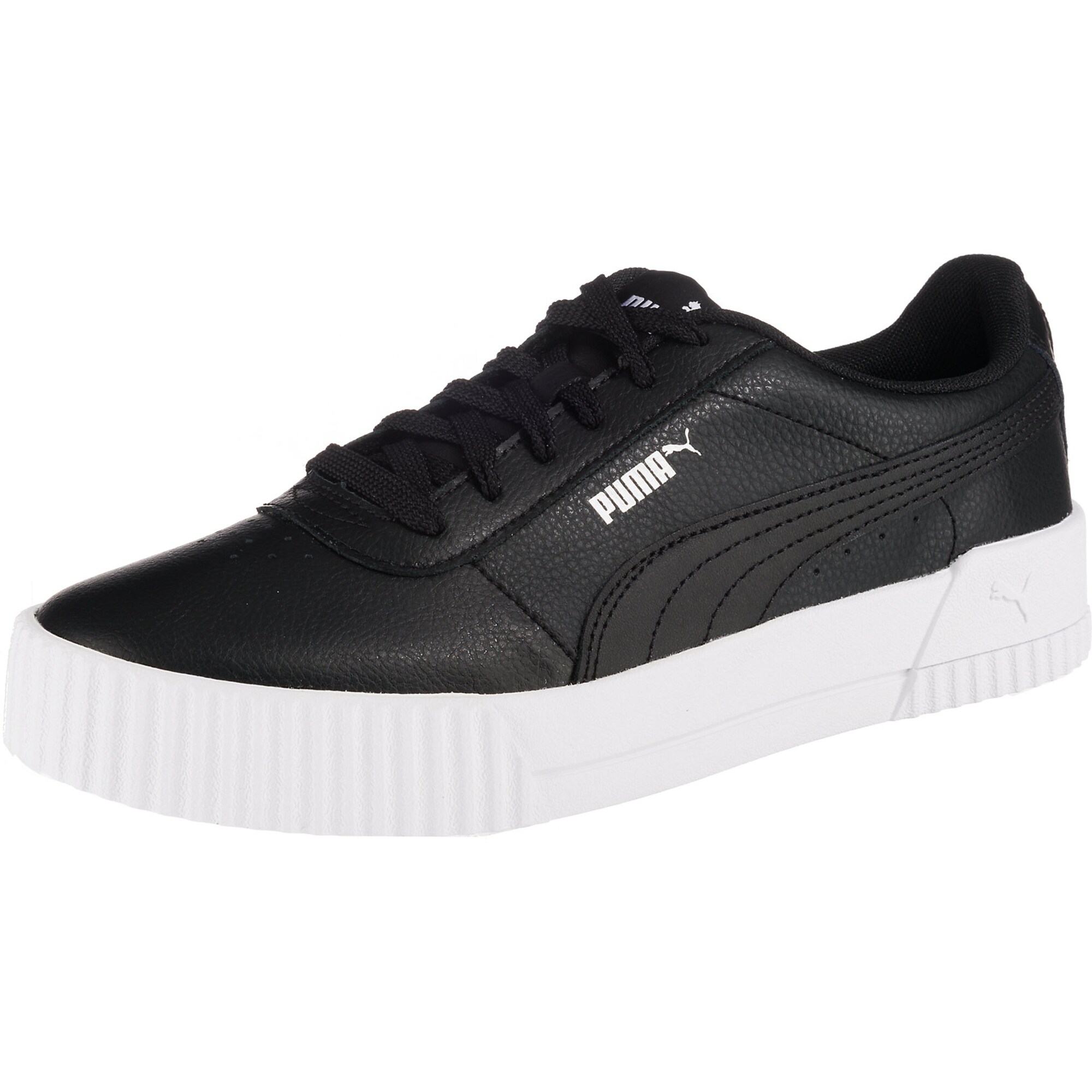 PUMA Sportbačiai be auliuko  juoda / balta
