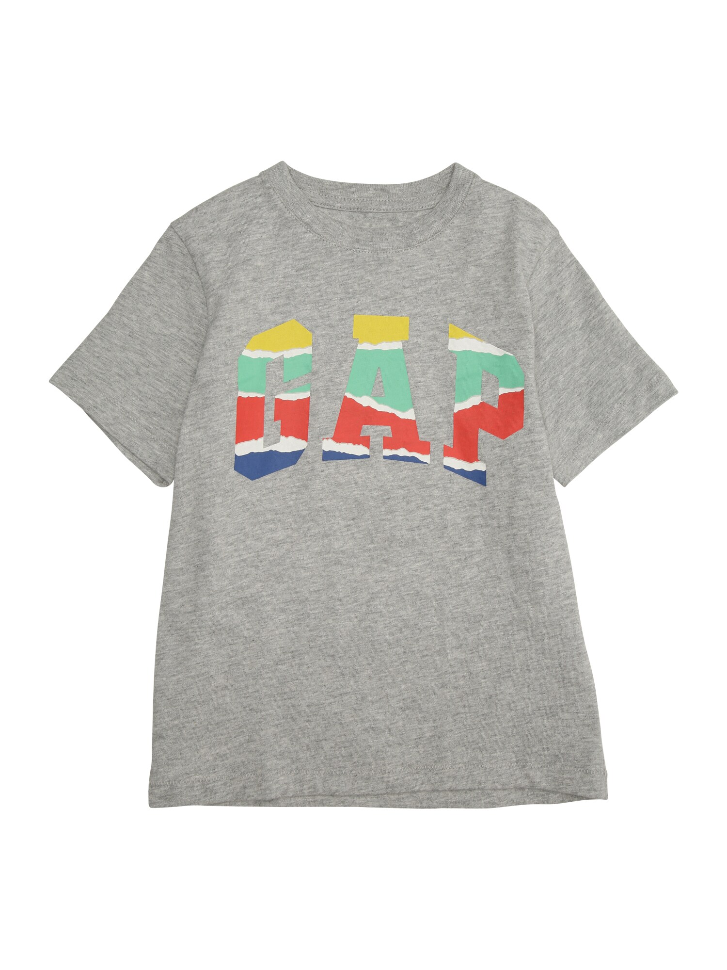 Gap Jongens Shirt Grijs Gemeleerd Gemengde Kleuren gap kopen in de aanbieding