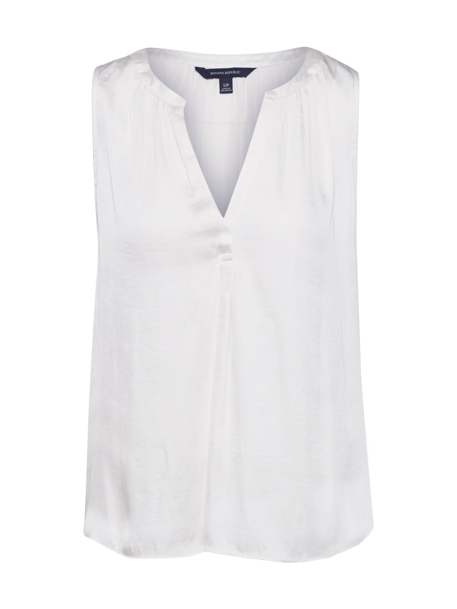 Banana Republic Palaidinė 'FEB SL SOFT SATIN TOP SOLIDS'  natūrali balta