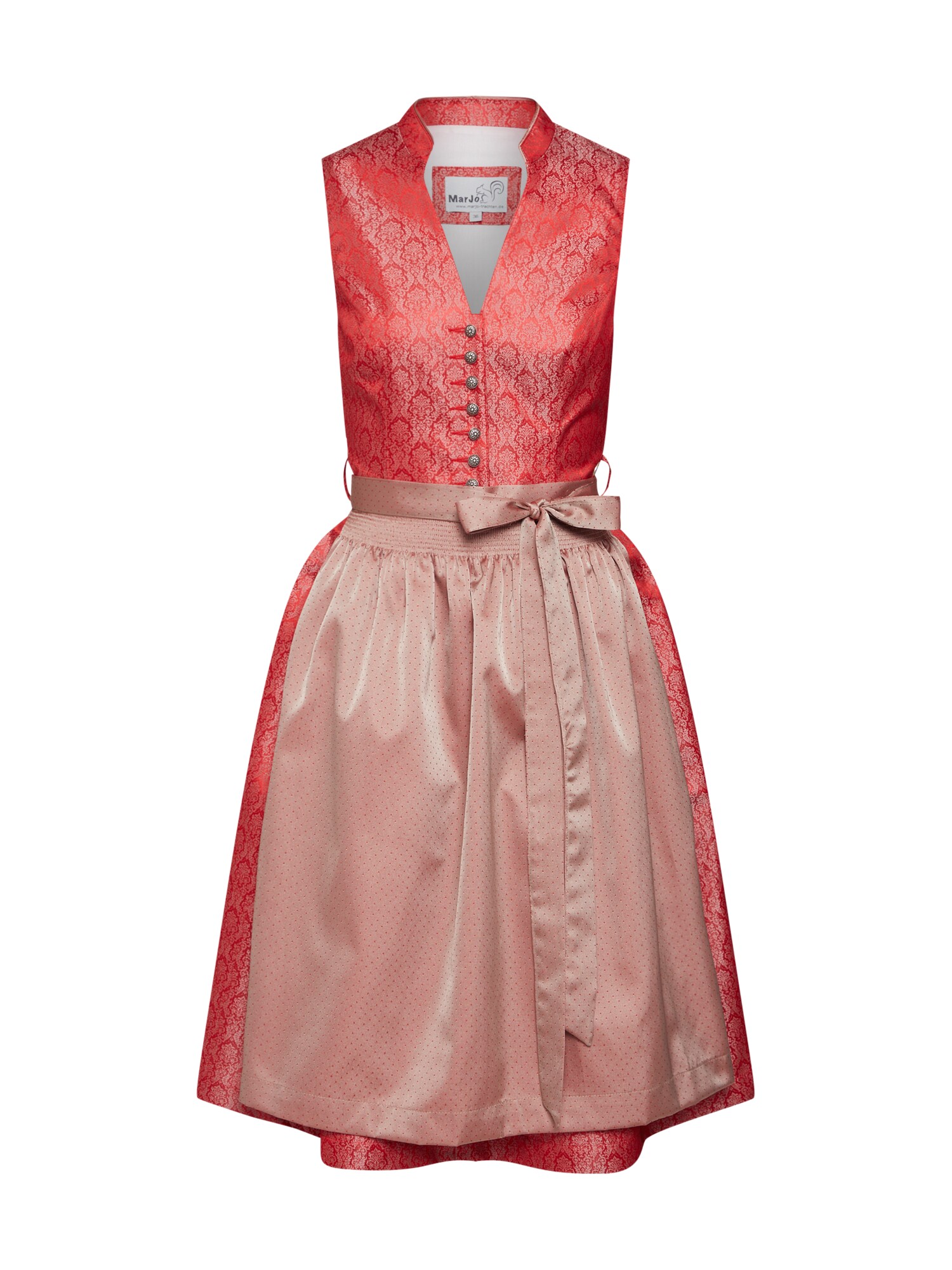 Marjo Dames Dirndl Oudroze Rood marjo kopen in de aanbieding