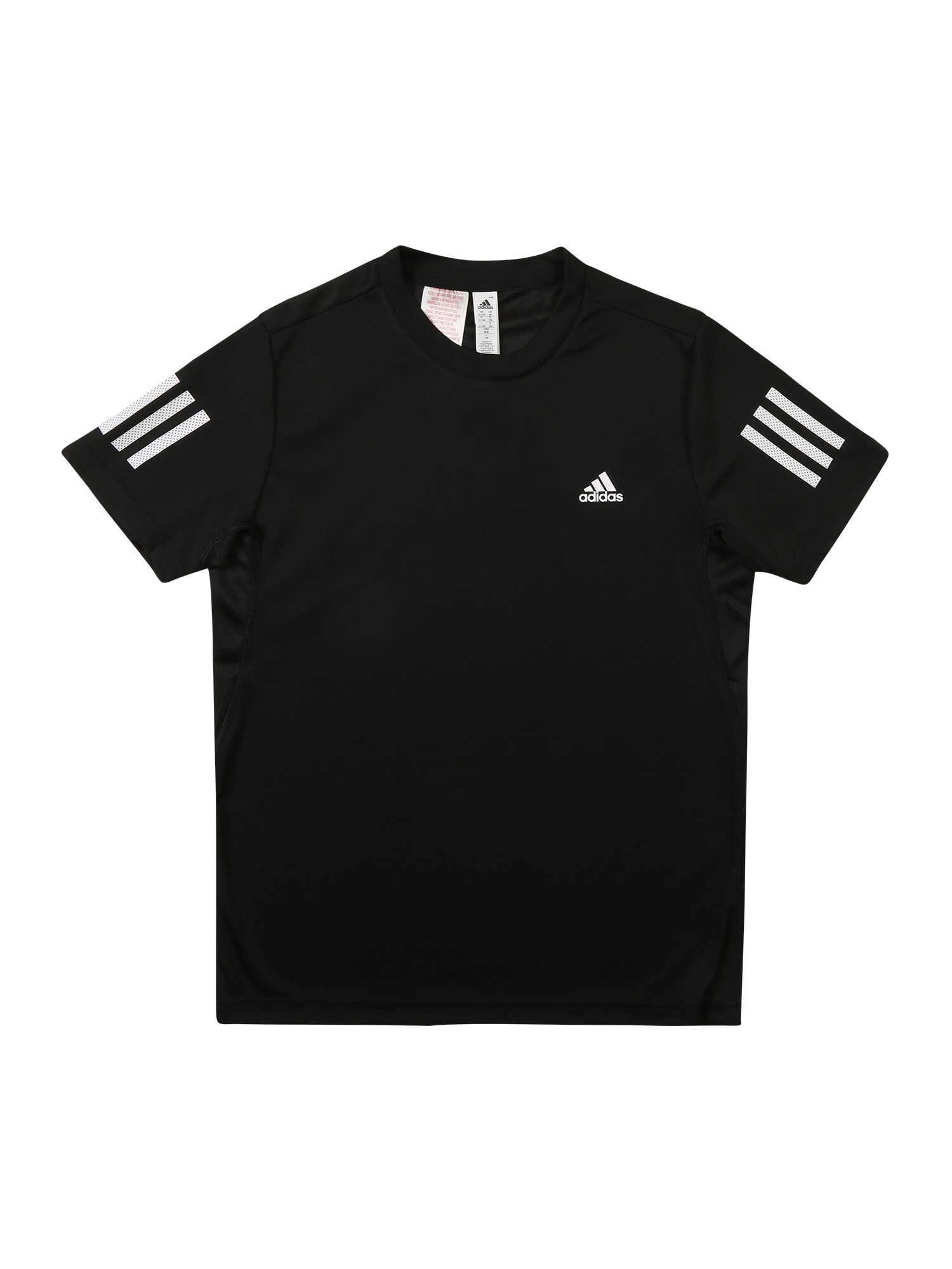 ADIDAS PERFORMANCE Sportiniai marškinėliai '3-Streifen'  juoda / balta