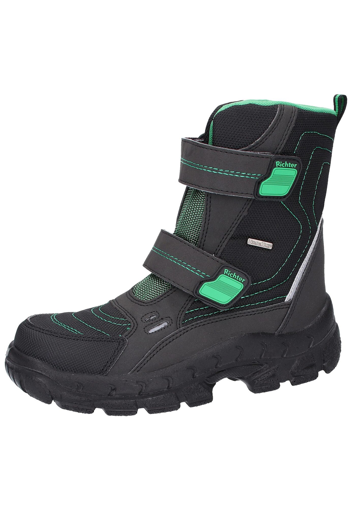 Richter Jongens Snowboots Neongroen Zwart richter kopen in de aanbieding
