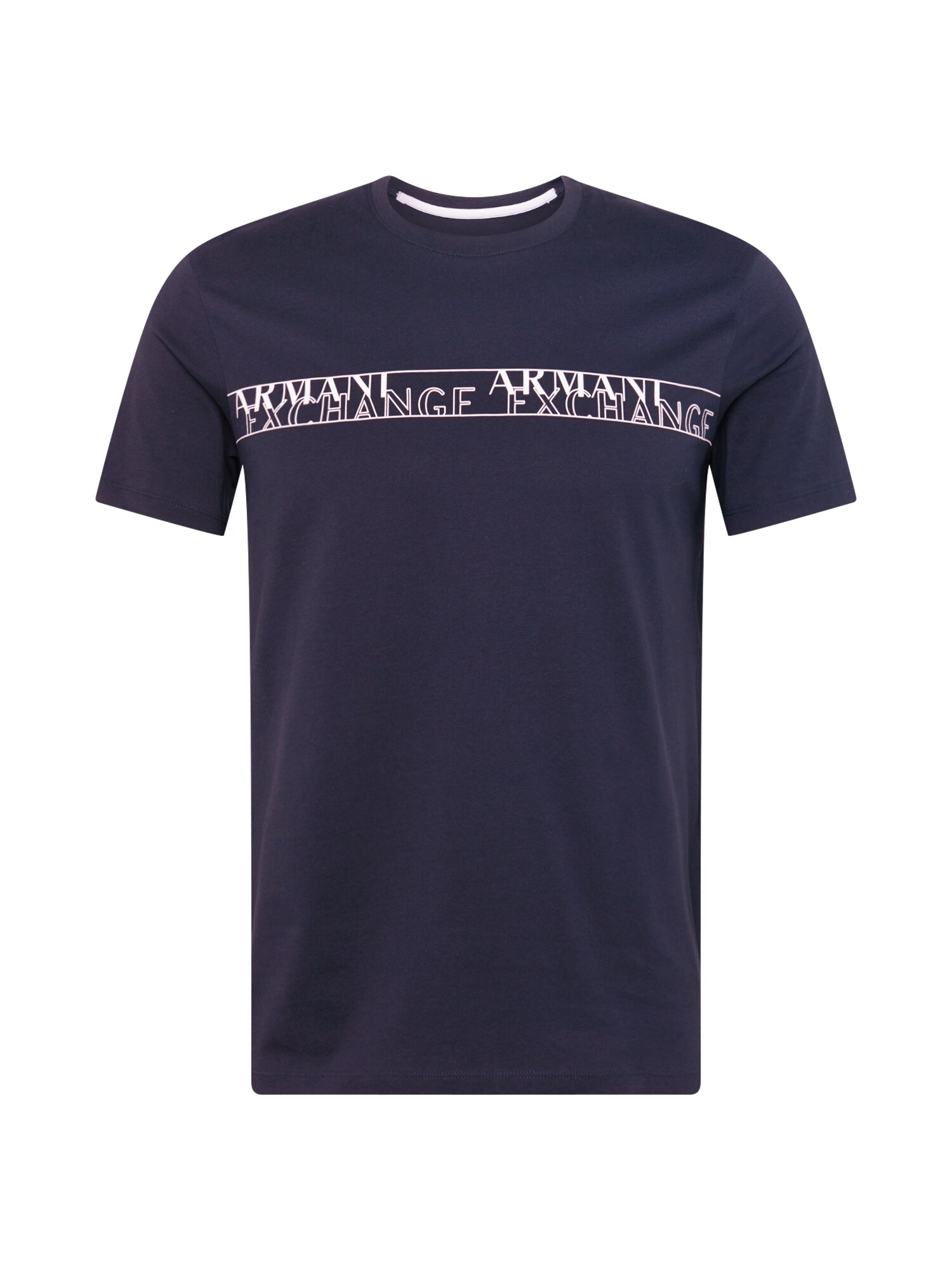 ARMANI EXCHANGE Marškinėliai '6HZTFC'  tamsiai mėlyna / balta