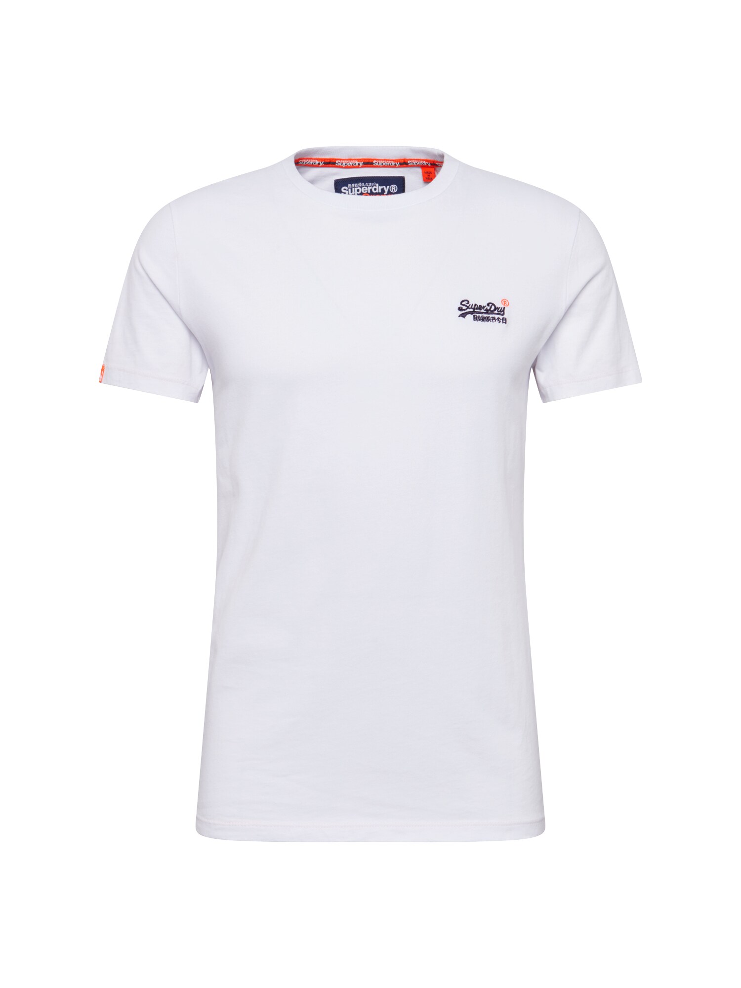 Superdry Heren Shirt Orange Label Vintage Sinaasappel Zwart Wit superdry kopen in de aanbieding