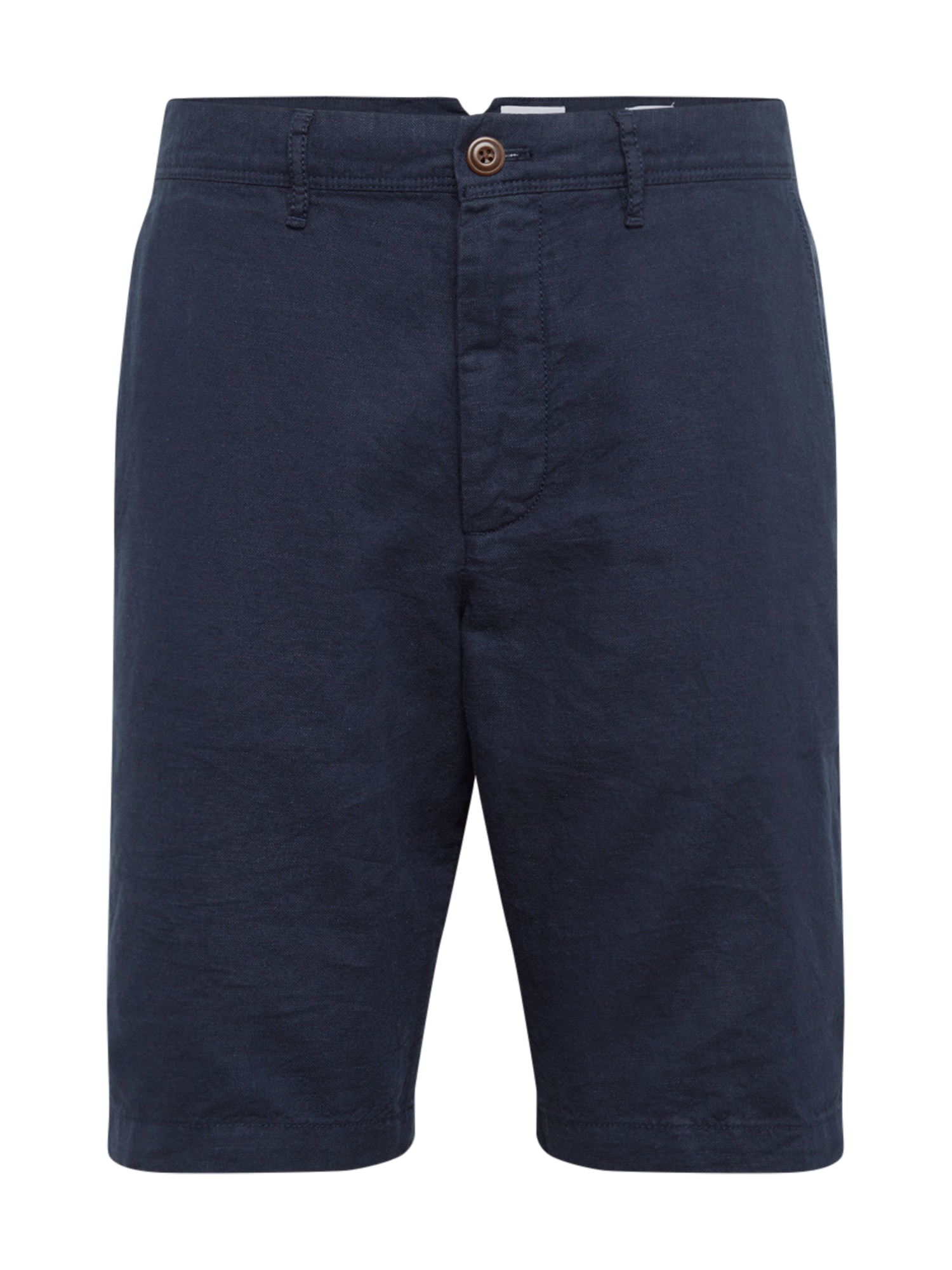 Gap Heren Broek 10 In Solid Linen Short Navy gap kopen in de aanbieding