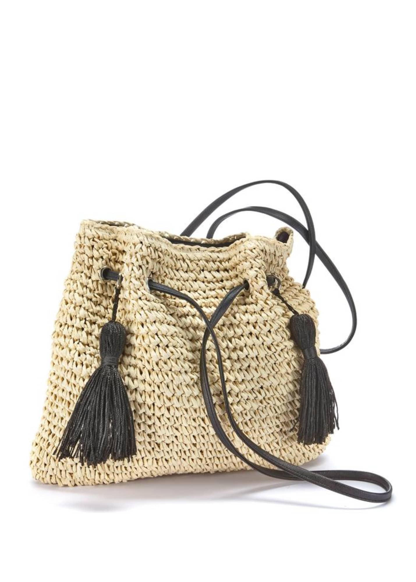 LASCANA Geantă de plajă  bej / maro închis