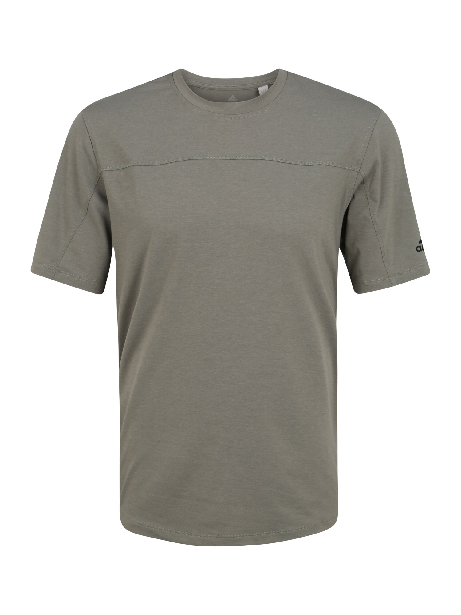 ADIDAS PERFORMANCE Sportiniai marškinėliai 'CITY BASE TEE'  rusvai žalia / juoda