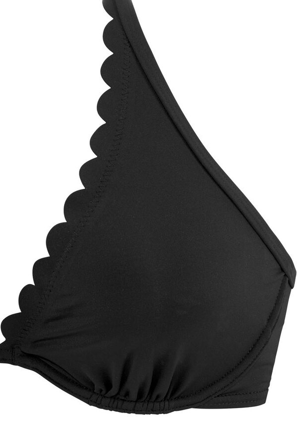 LASCANA, Bikini felső 'Scallop', fekete, 1 kép a 4 közül