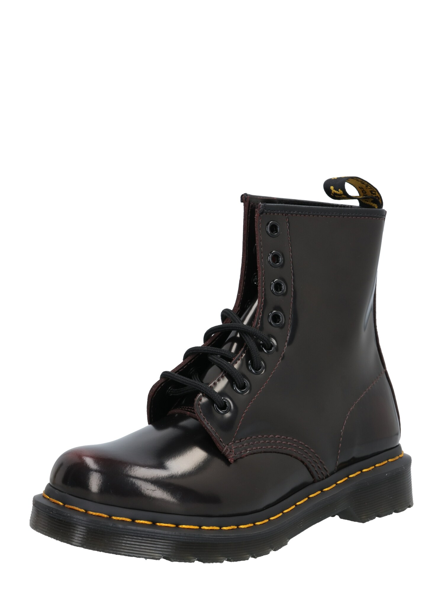 Dr. Martens Suvarstomieji kulkšnis dengiantys batai  vyno raudona spalva
