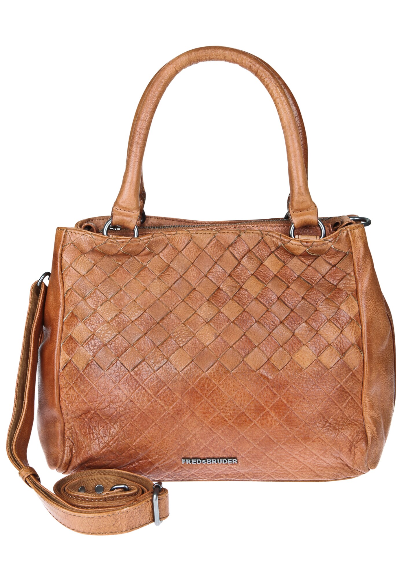 Fredsbruder Dames Handtas King Cognac fredsbruder kopen in de aanbieding