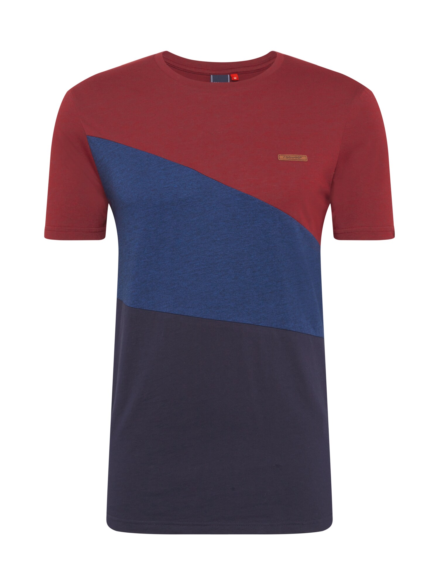 Ragwear Marškinėliai 'CRUZ'  tamsiai mėlyna jūros spalva / vyno raudona spalva / dangaus žydra
