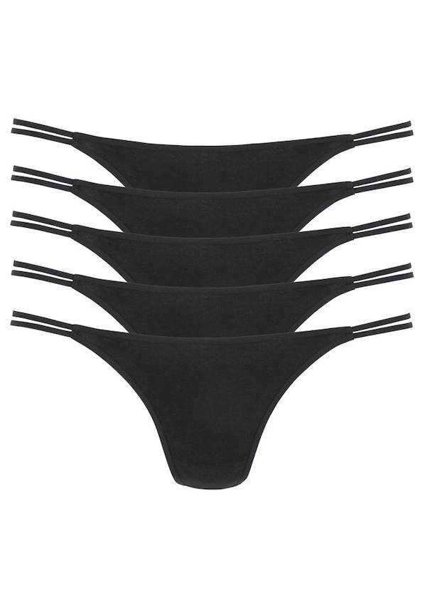 VIVANCE, String bugyik, fekete, 5 kép a 5 közül