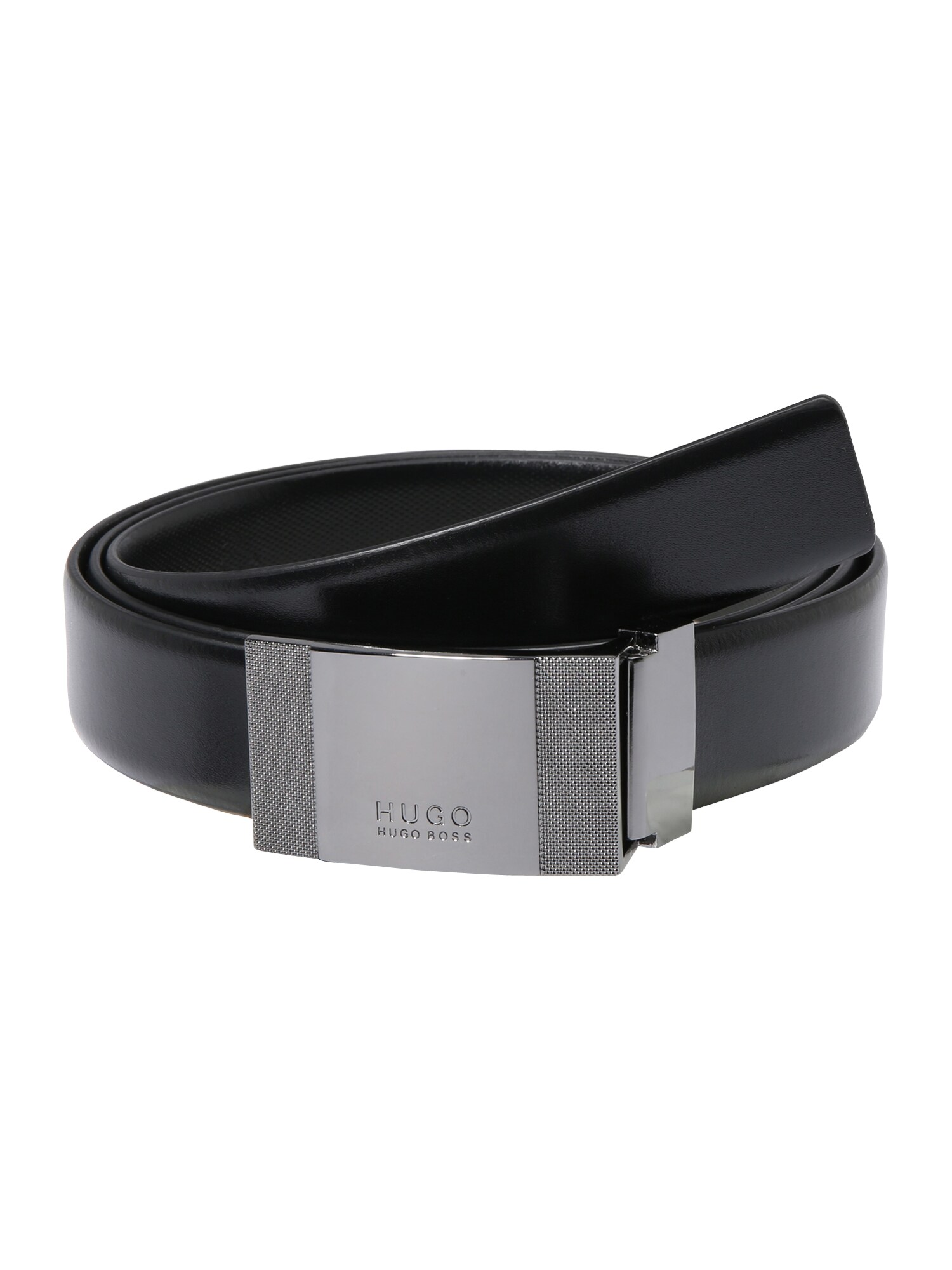 Hugo Heren Riem Zwart Zilver hugo kopen in de aanbieding