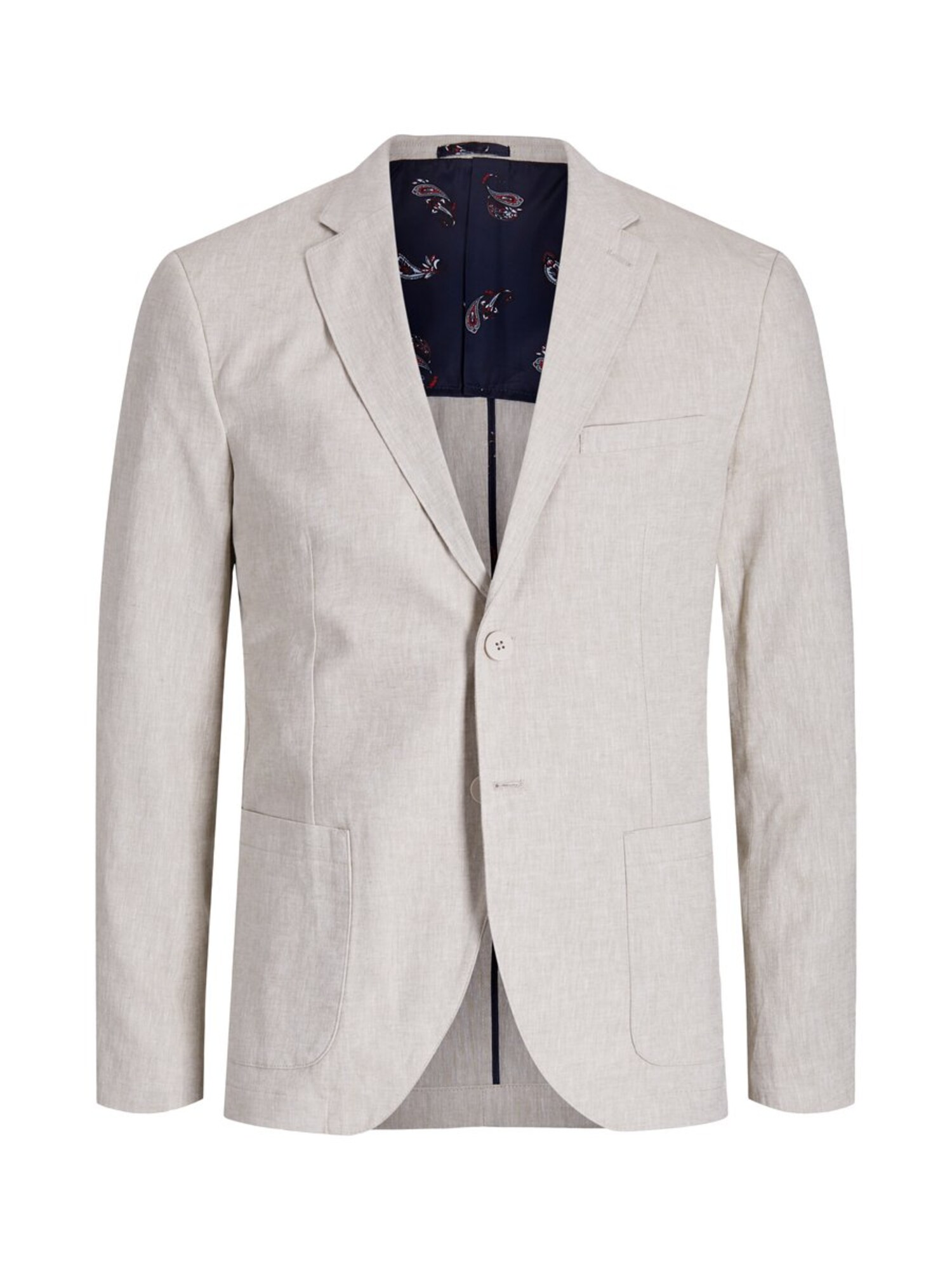 Jack And Jones Heren Business Colbert Julian Beige jack and jones kopen in de aanbieding