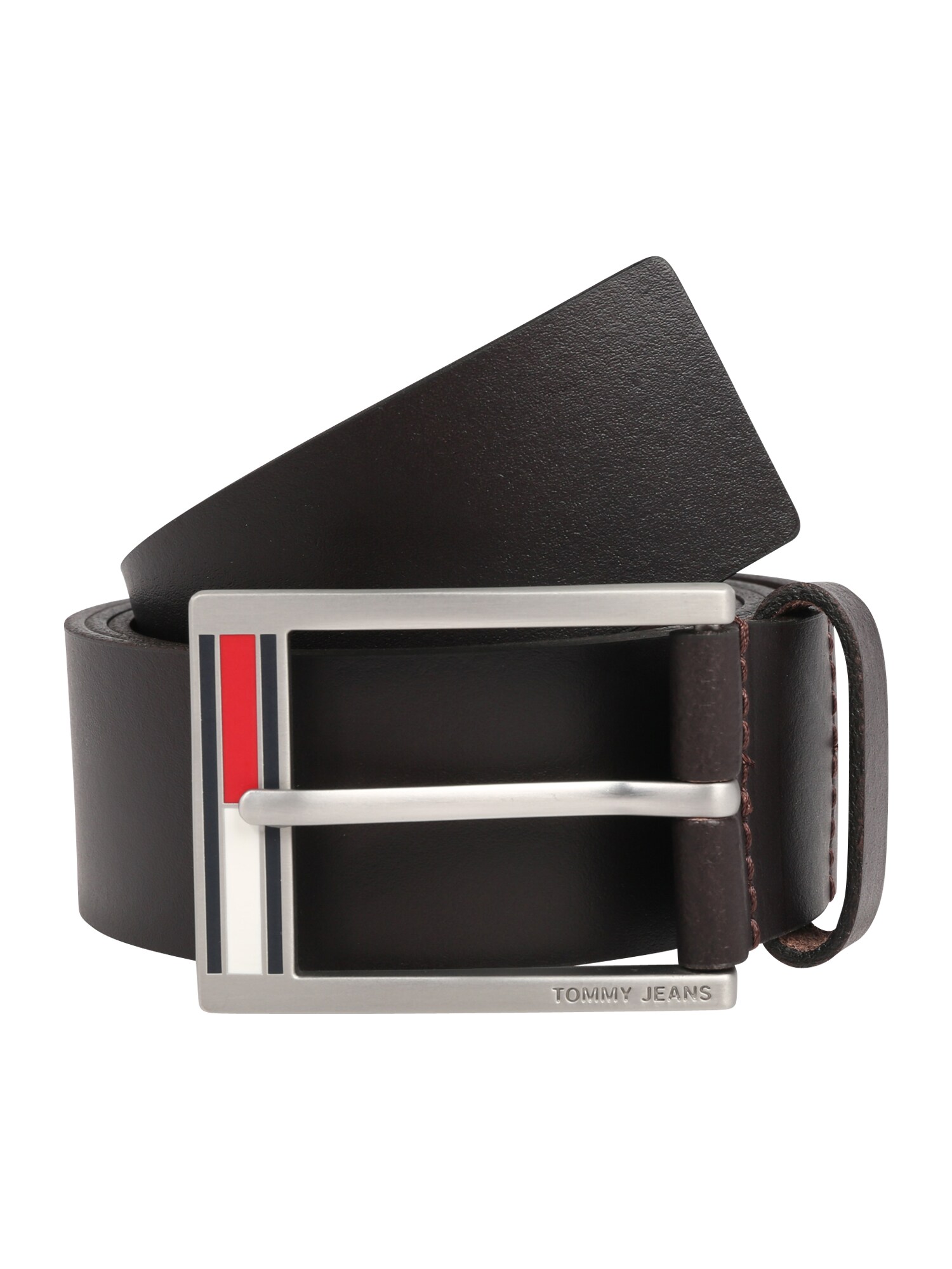Tommy Jeans Diržas 'ENAMEL'  tamsiai ruda