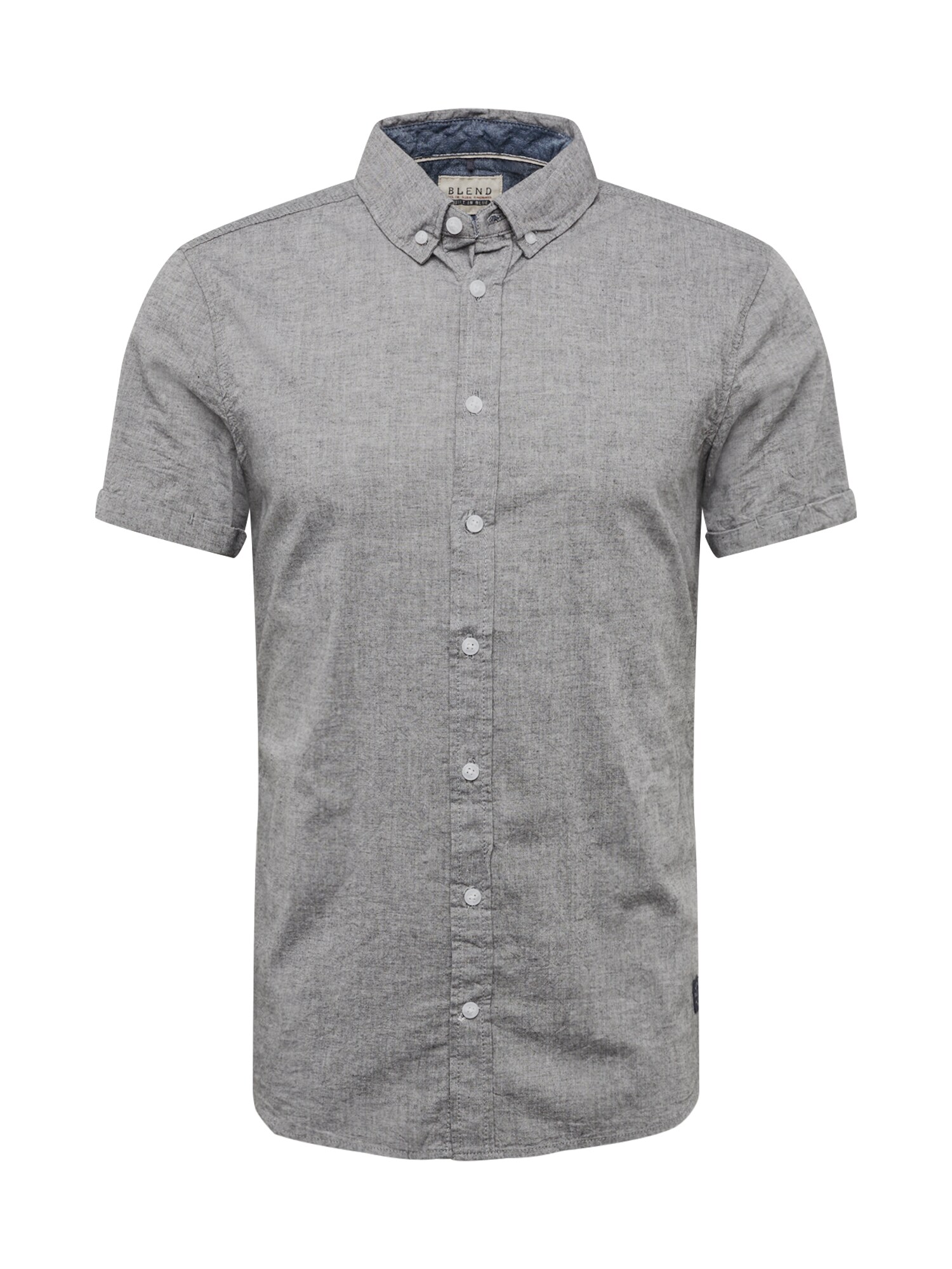 Blend Heren Overhemd Grijs blend kopen in de aanbieding