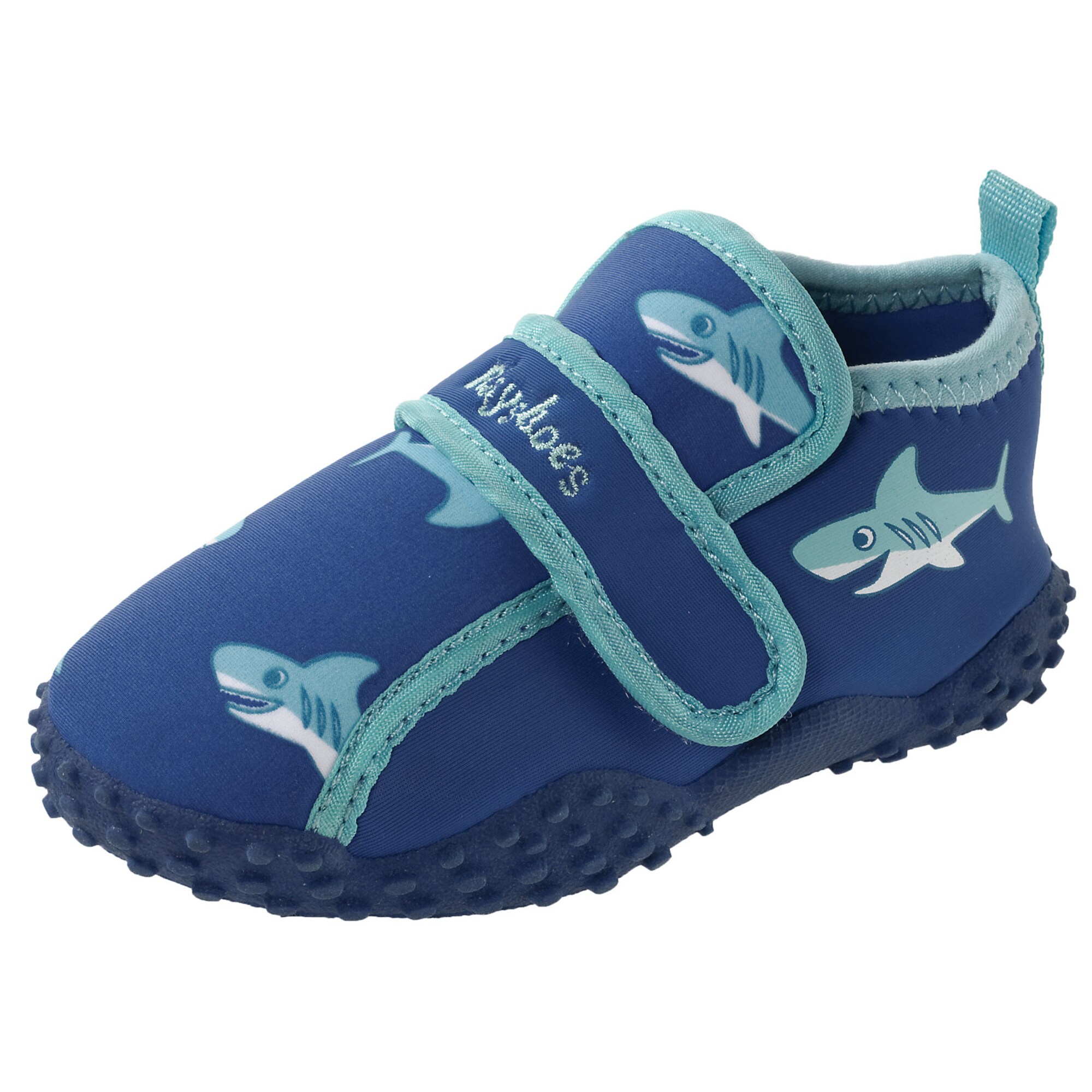 PLAYSHOES Pantofi HAI  albastru / albastru aqua / alb